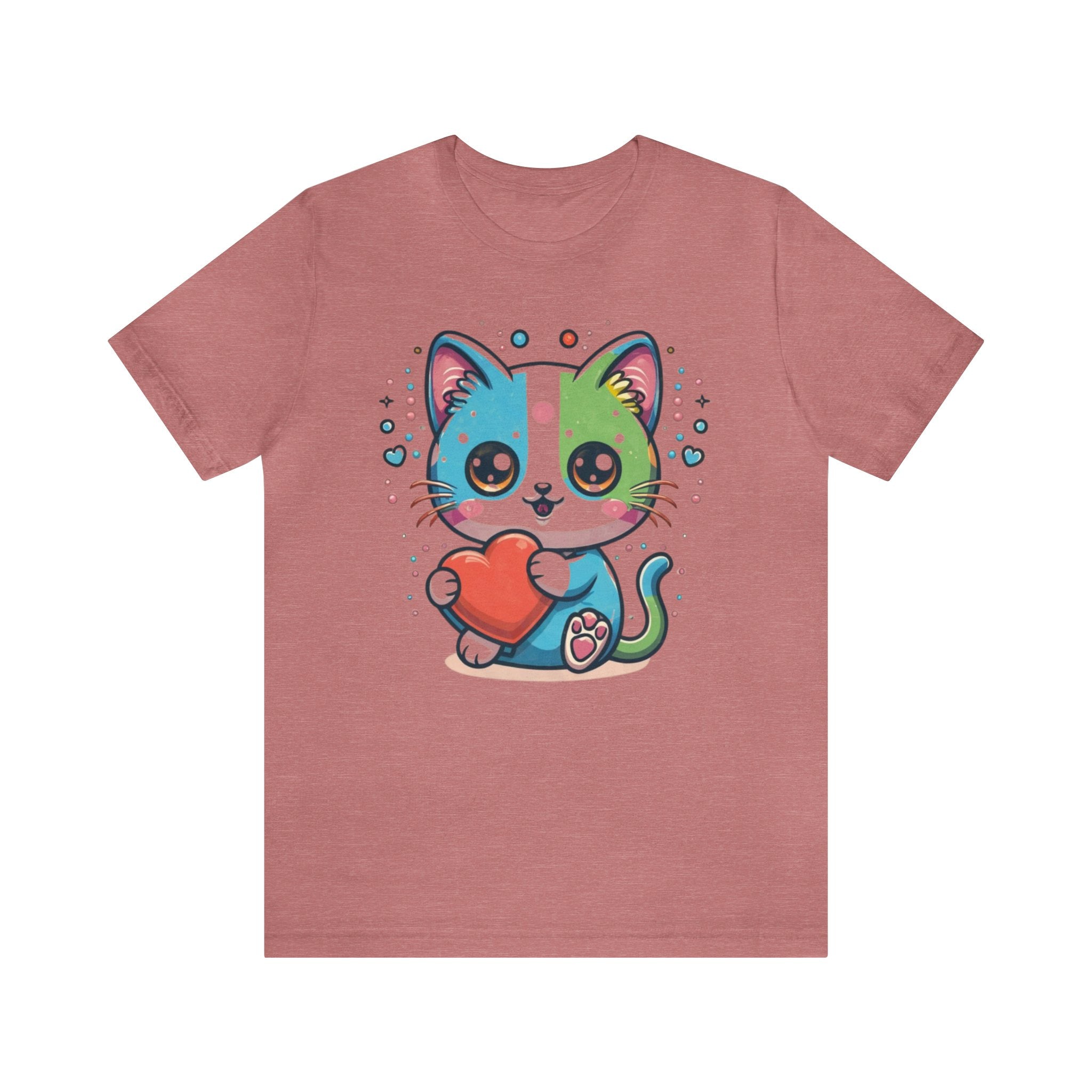 Cute Cat Unisex Jersey Short Sleeve Tee