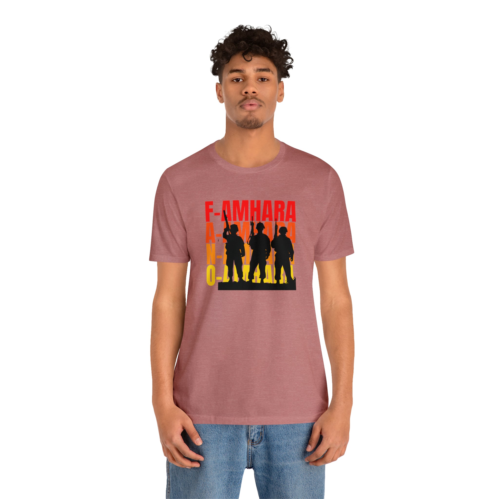 AMHARA UNISEX JERSEY SHORT SLEEVE TEE