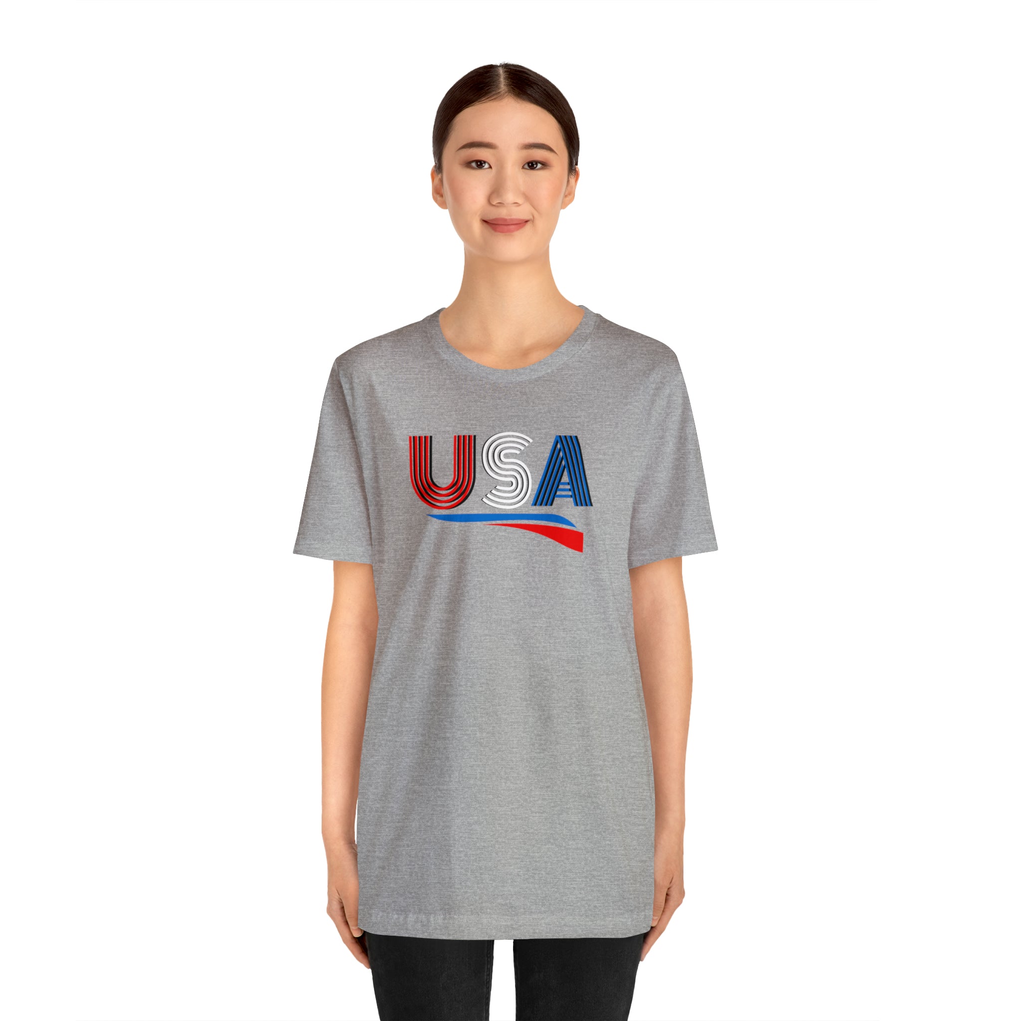 U.S.A UNISEX JERSEY SHORT SLEEVE TEE