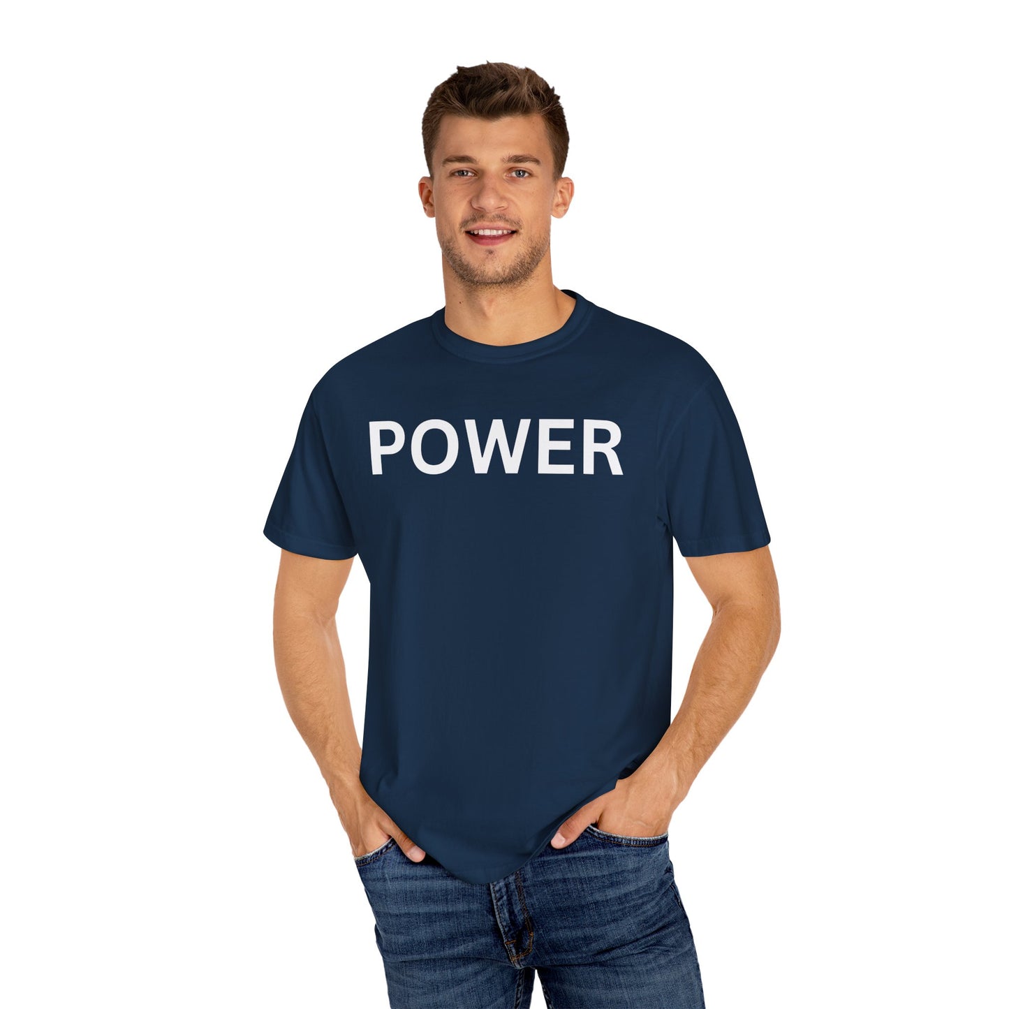 Empowerment Unisex T-Shirt - Garment-Dyed Tee for Motivation, Casual Wear, Gift for Friends, Positive Vibes, Everyday Statement