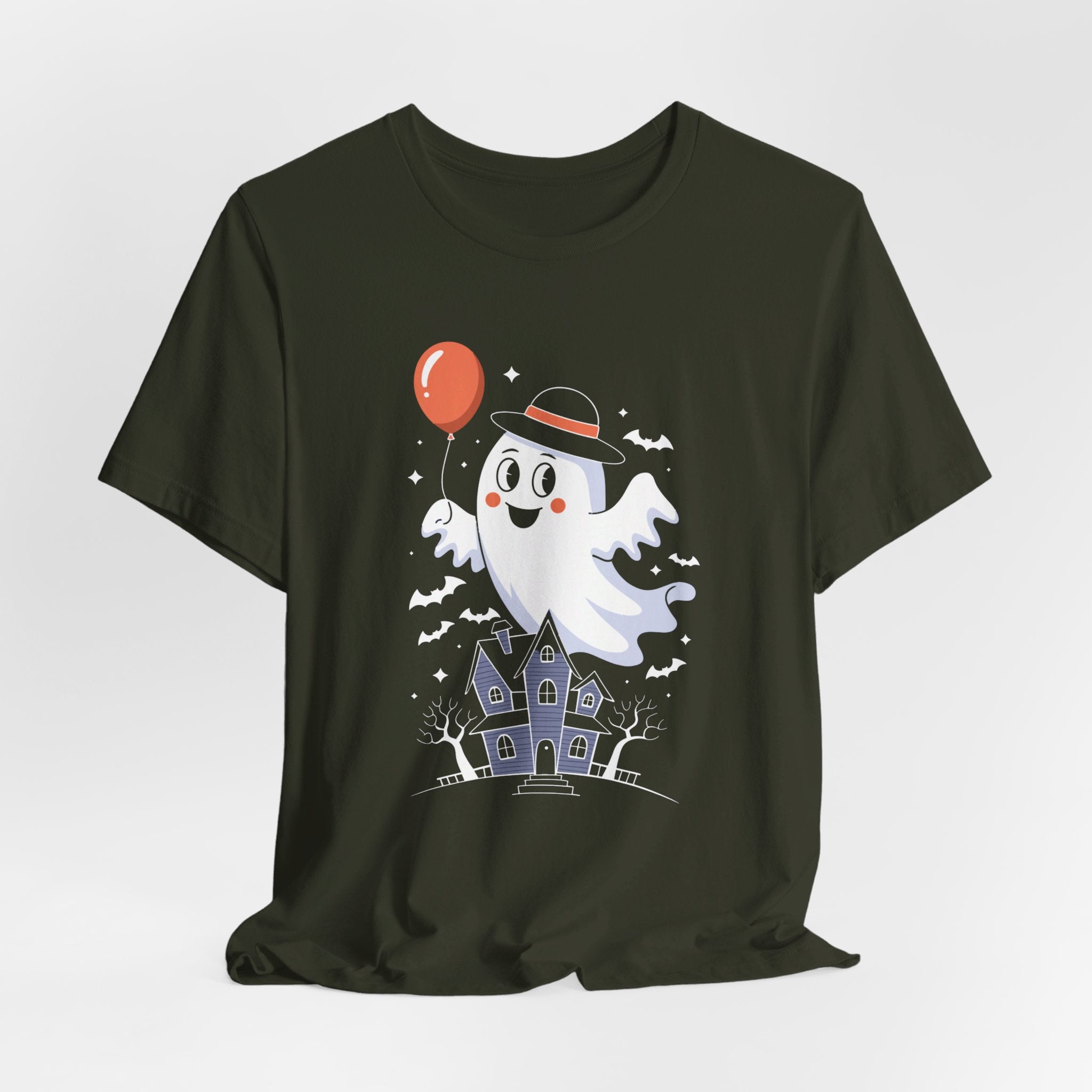 Ghost Halloween Unisex Jersey Short Sleeve Tee