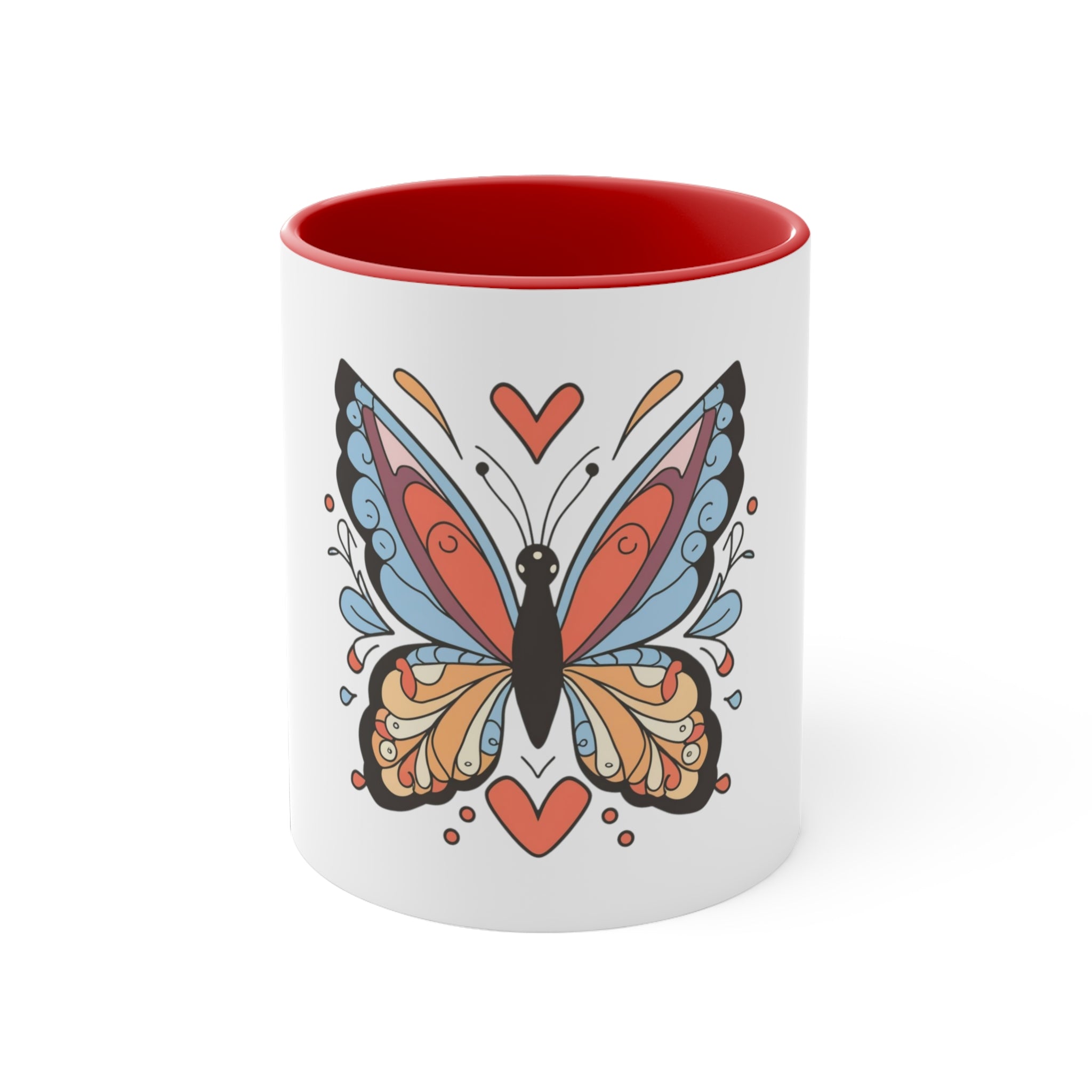 Butterfly White Mug 11oz