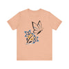 Butterfly & Flower Unisex Jersey Short Sleeve Tee