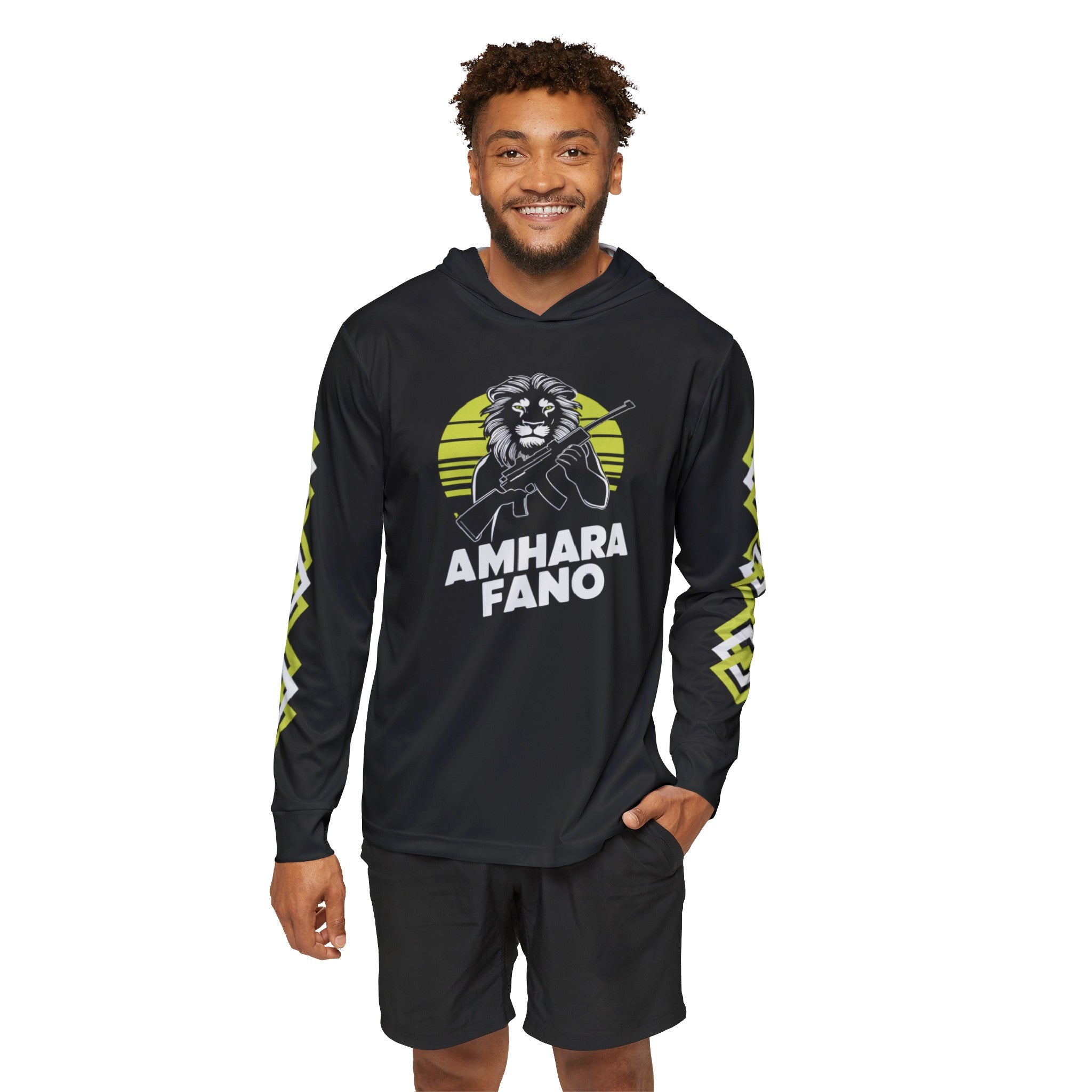 Amhara Fano Men's Sports Warmup Hoodie (AOP)