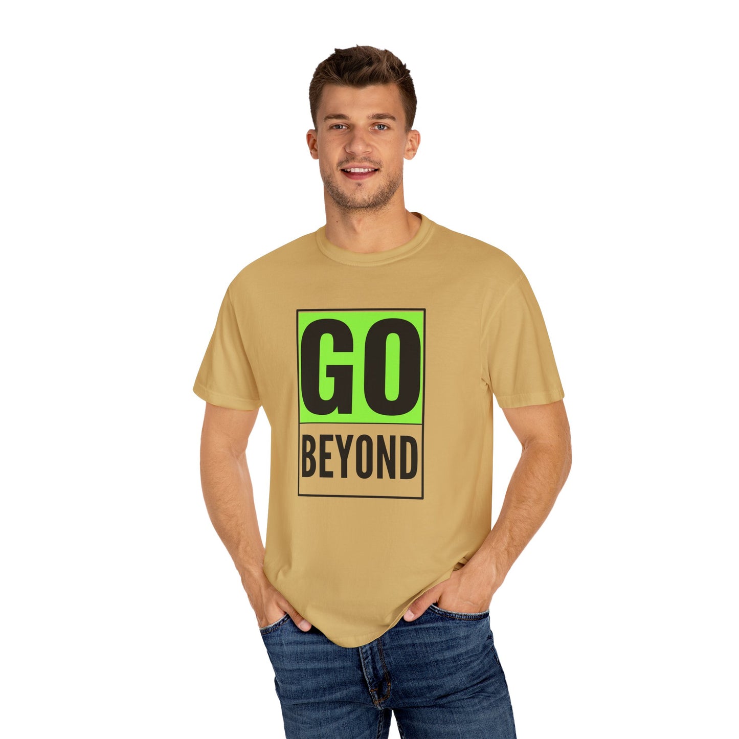 Go Beyond Graphic T-shirt, Unisex Tee, Motivational Shirt, Casual Wear, Gift for Adventurers, Street Style Top