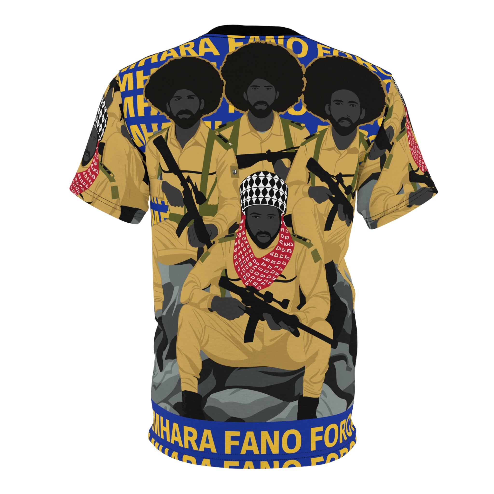 Amhara Fano Force Unisex Cut & Sew Tee