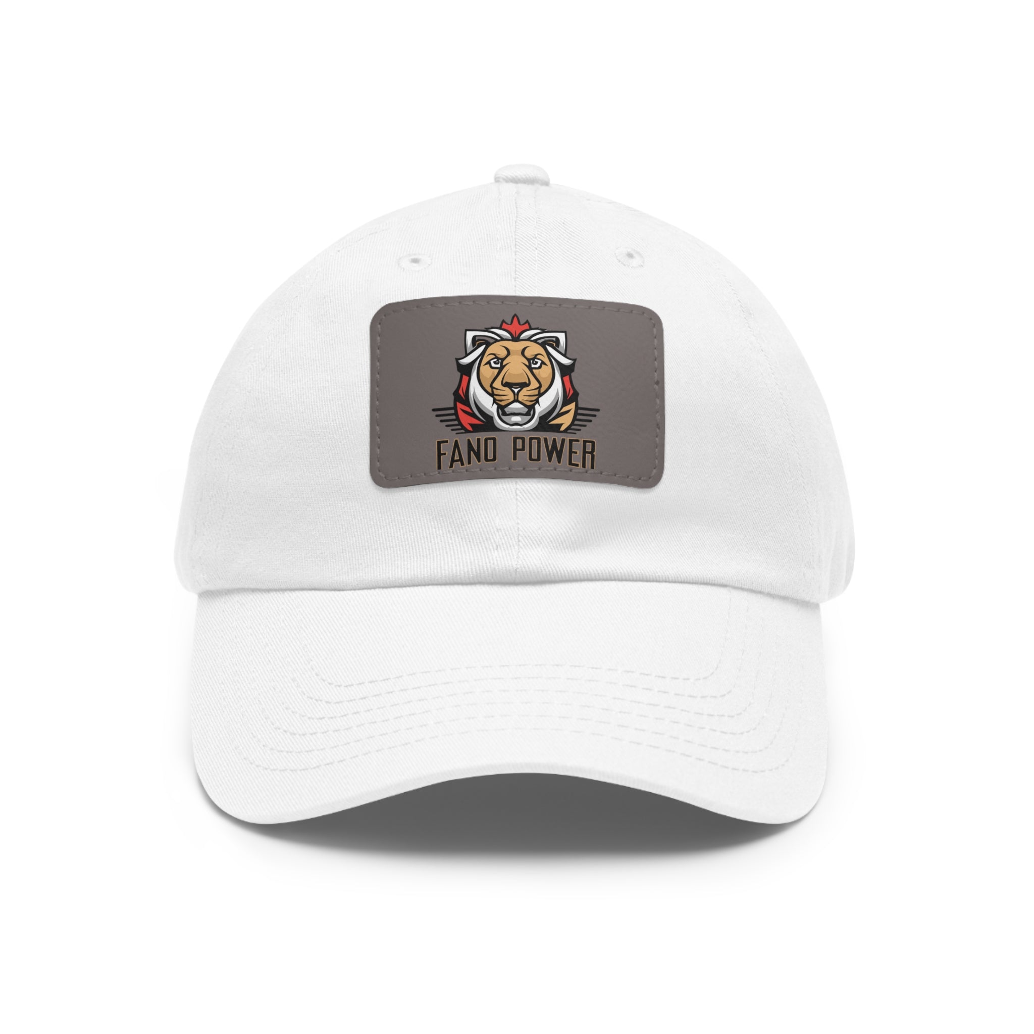 Fano Power  Dad Hat with Leather Patch (Rectangle)