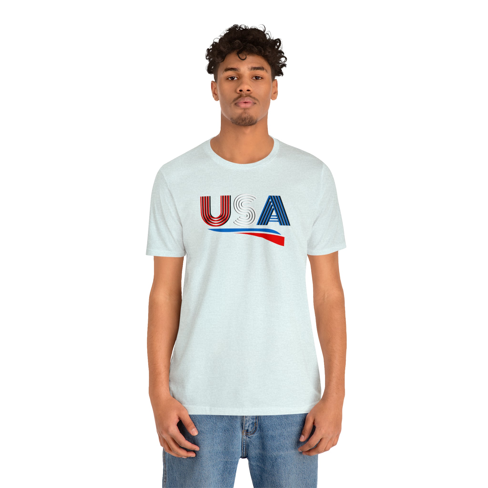 U.S.A UNISEX JERSEY SHORT SLEEVE TEE