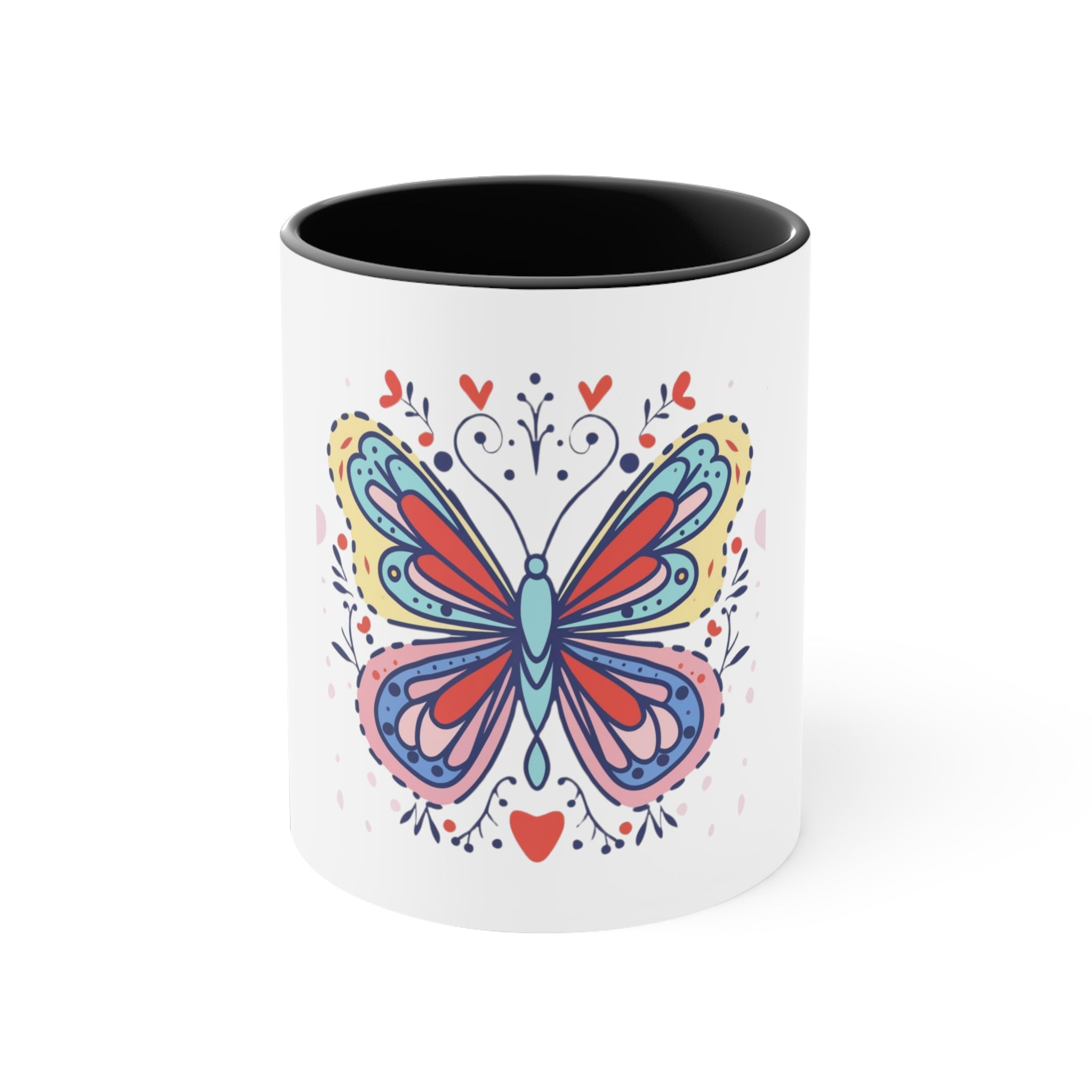 Butterfly White Mug 11oz