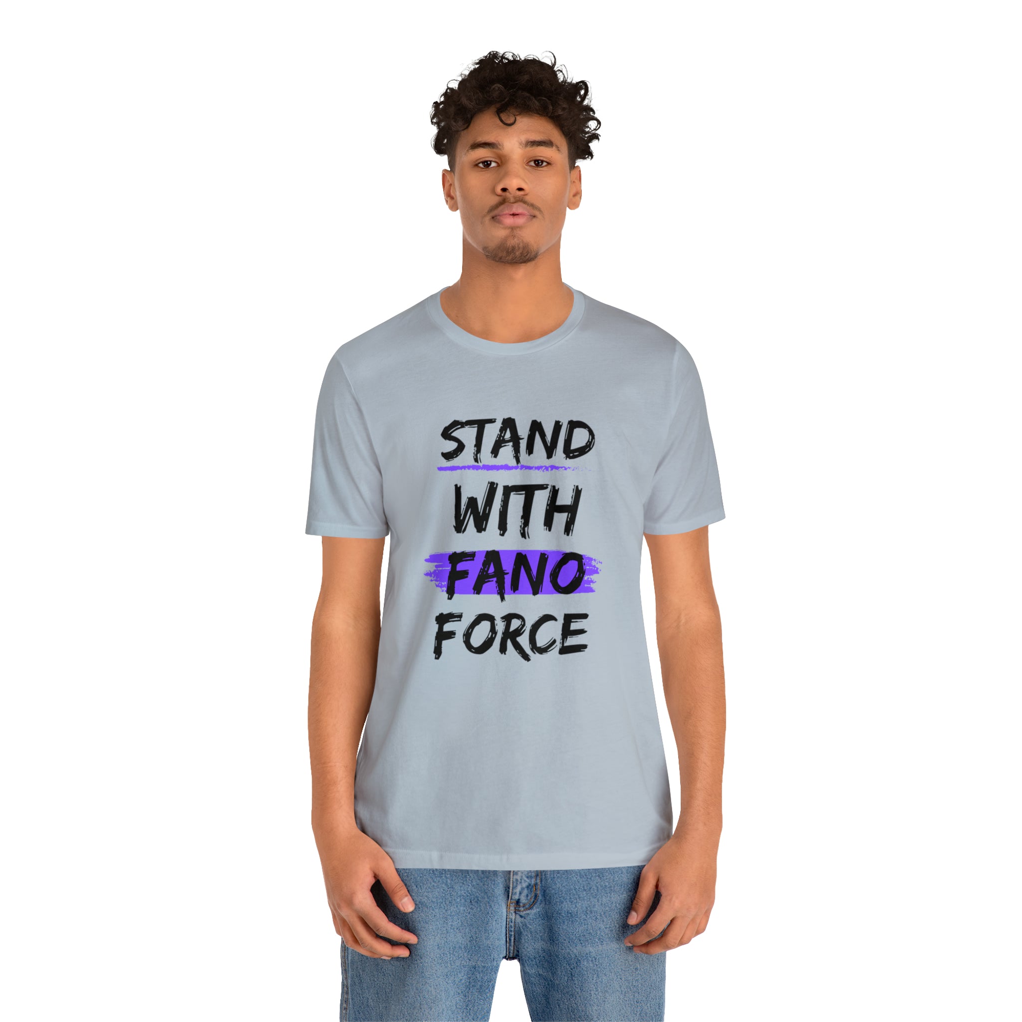 STAND WITH FANO UNISEX JERSEY TEE