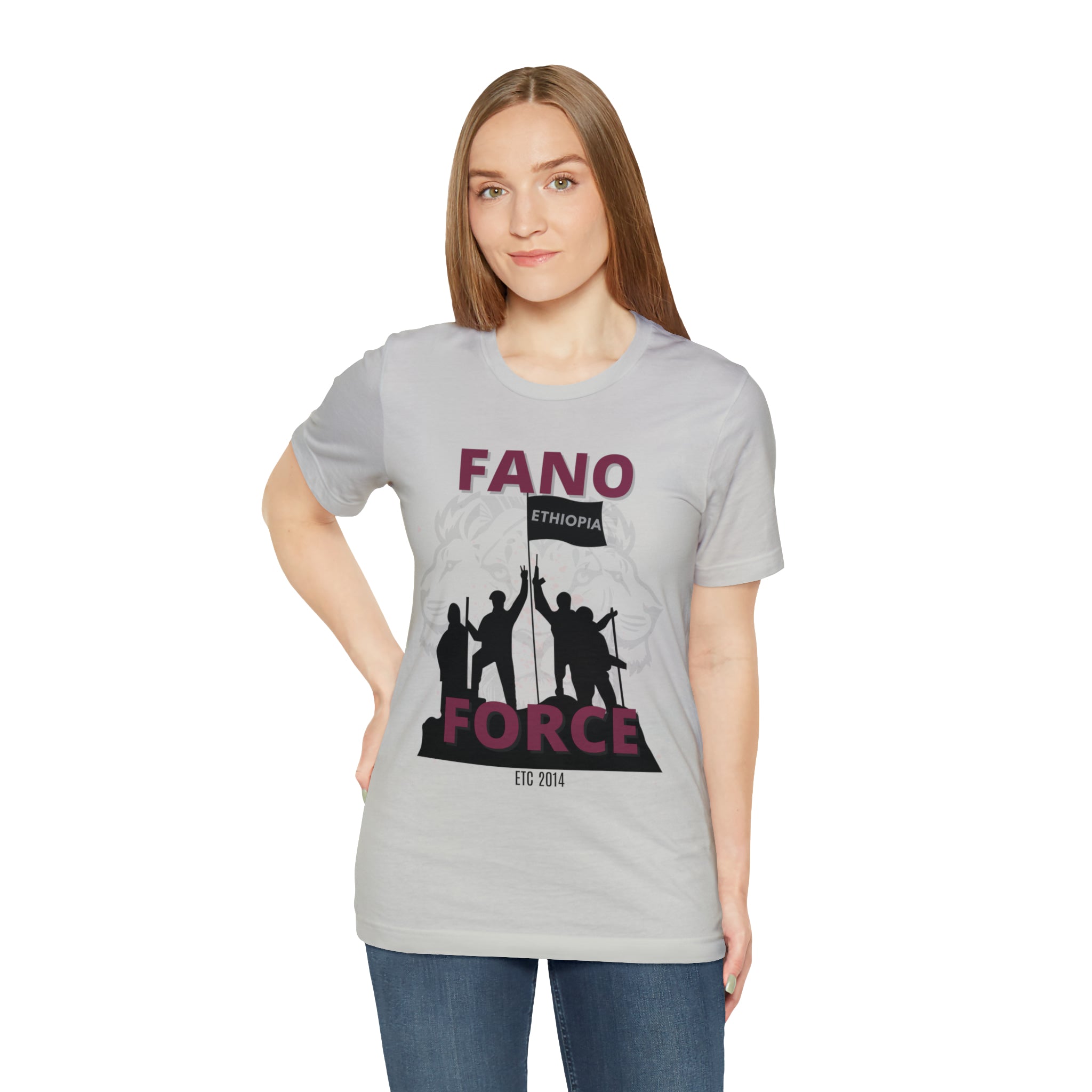 FANO GROUP WITH LION UNISEX JERSEY T-SHIRT