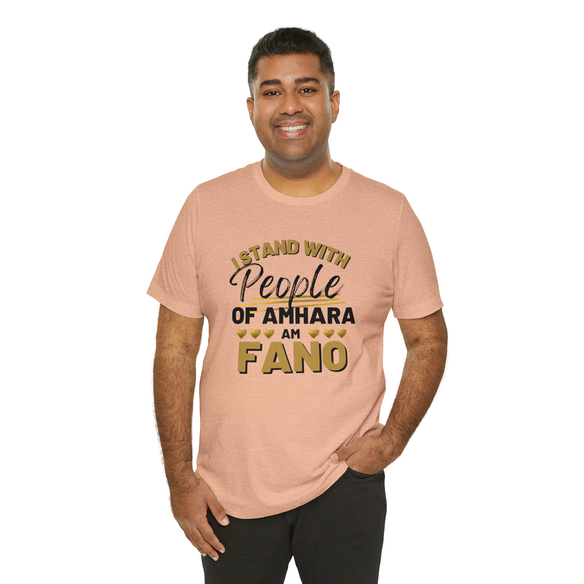 I STAND WITH FANO UNISEX JERSEY TEE