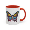 Butterfly Accent Coffee Mug (11, 15oz)