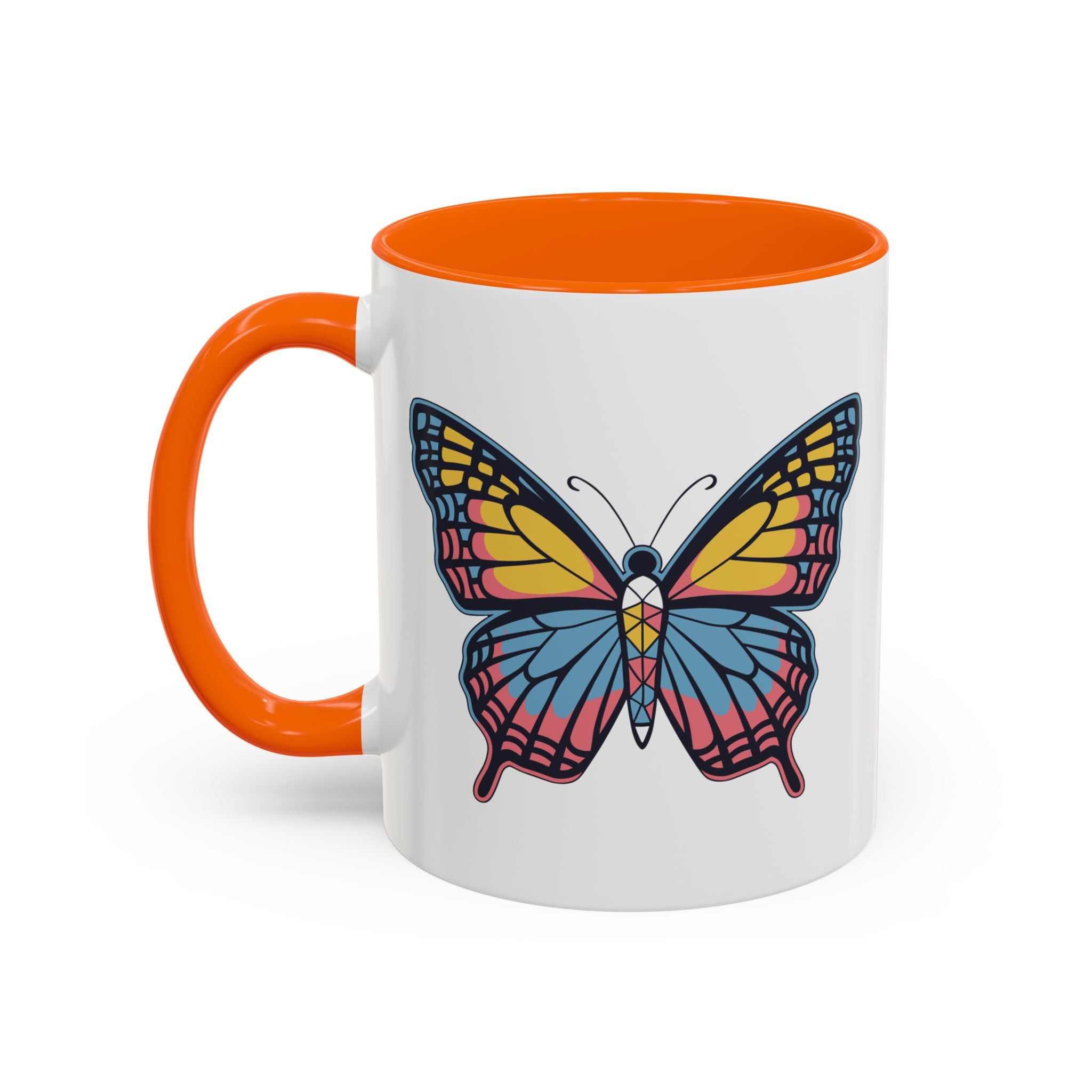 Butterfly Accent Coffee Mug (11, 15oz)