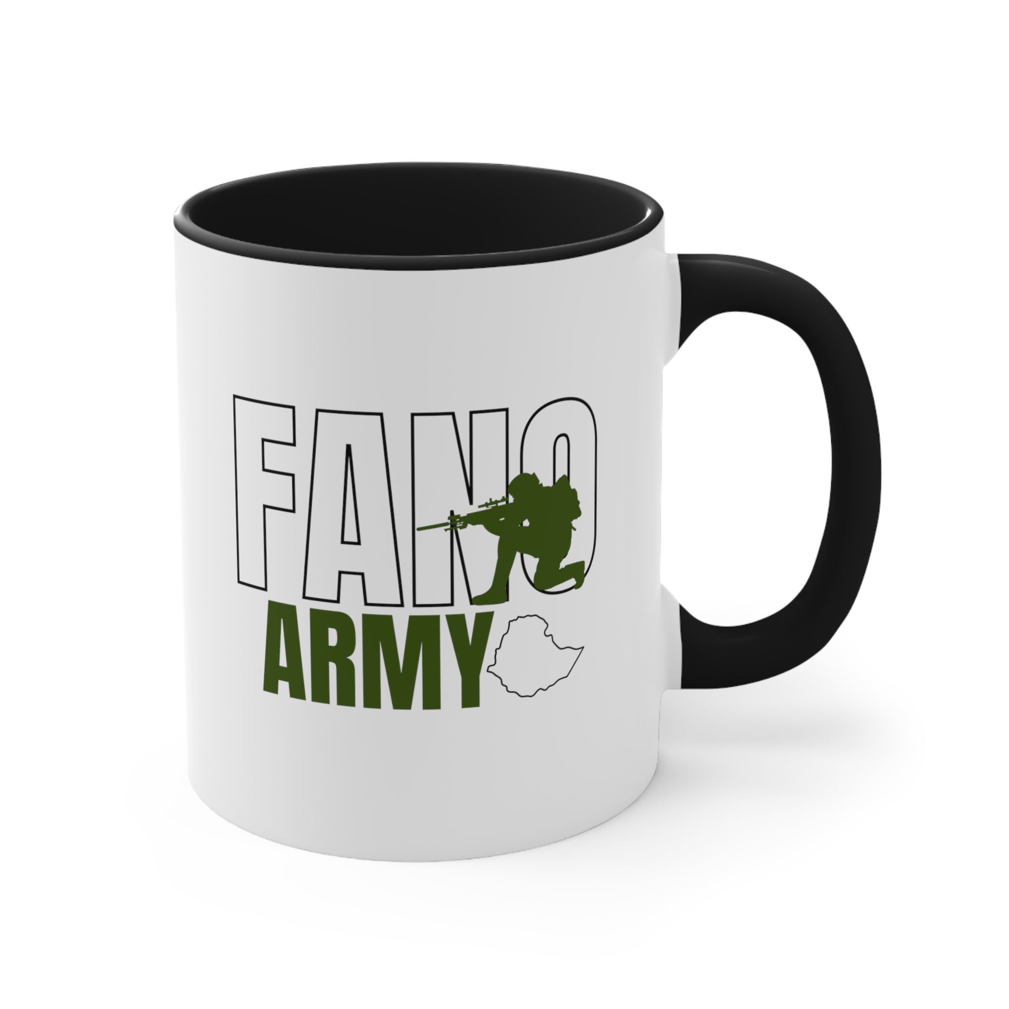 Fano Army White Mug 11oz