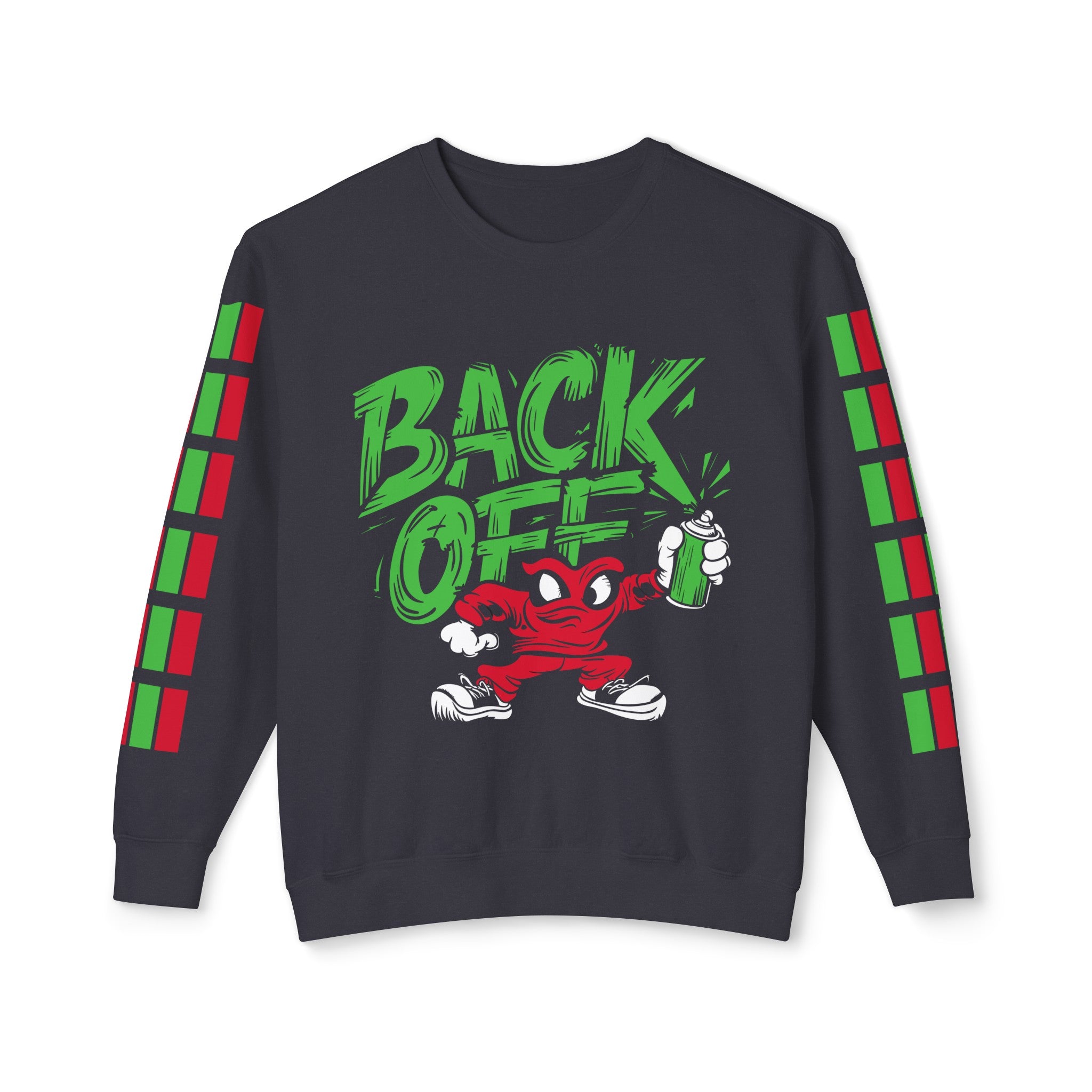 Back Off Unisex Lightweight Crewneck Sweatshirt