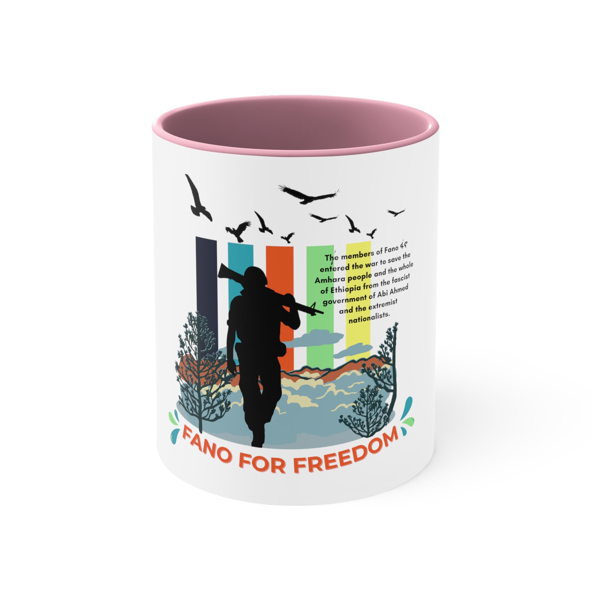 FREEDOM ACCENT COFFEE MUG 11oz