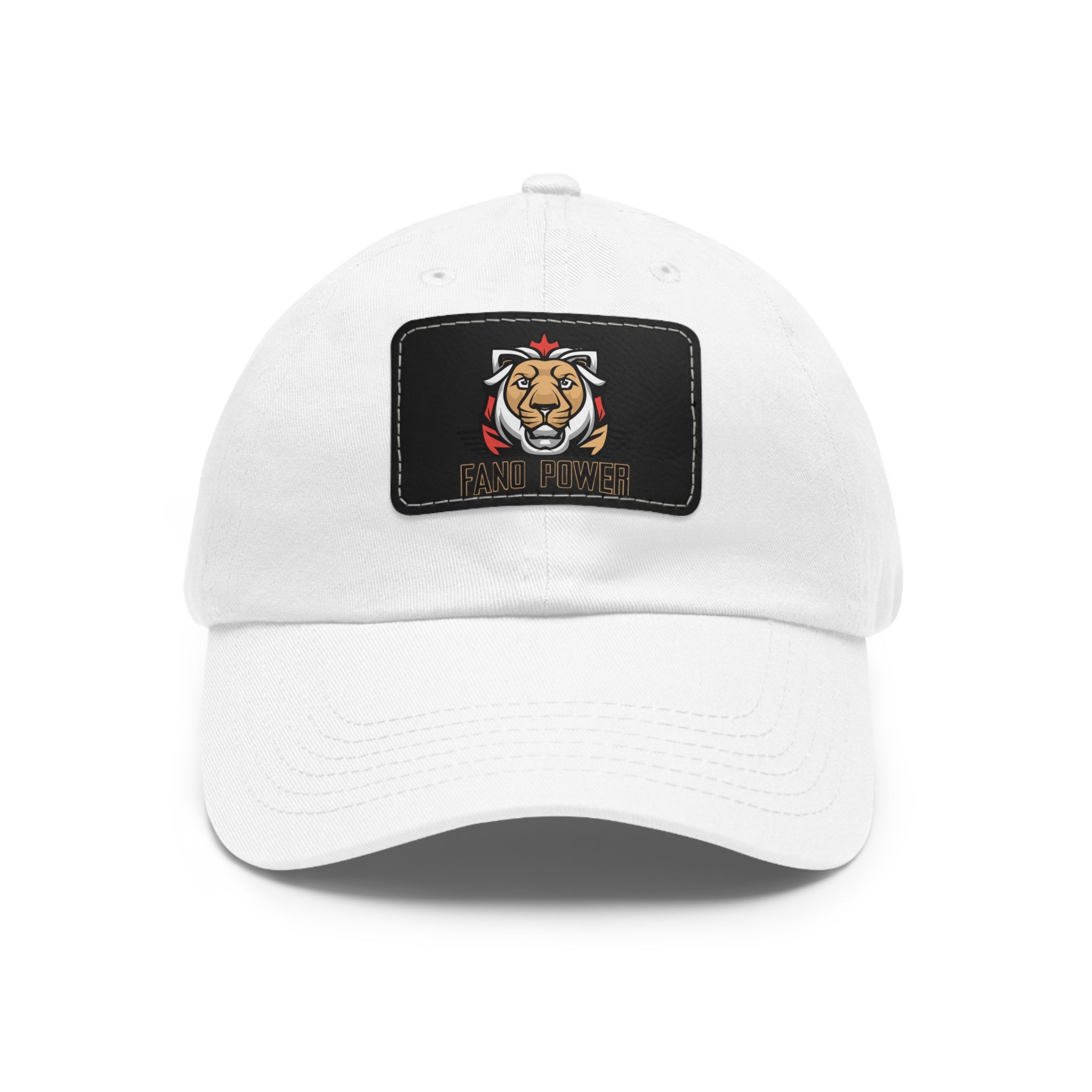 Fano Power  Dad Hat with Leather Patch (Rectangle)