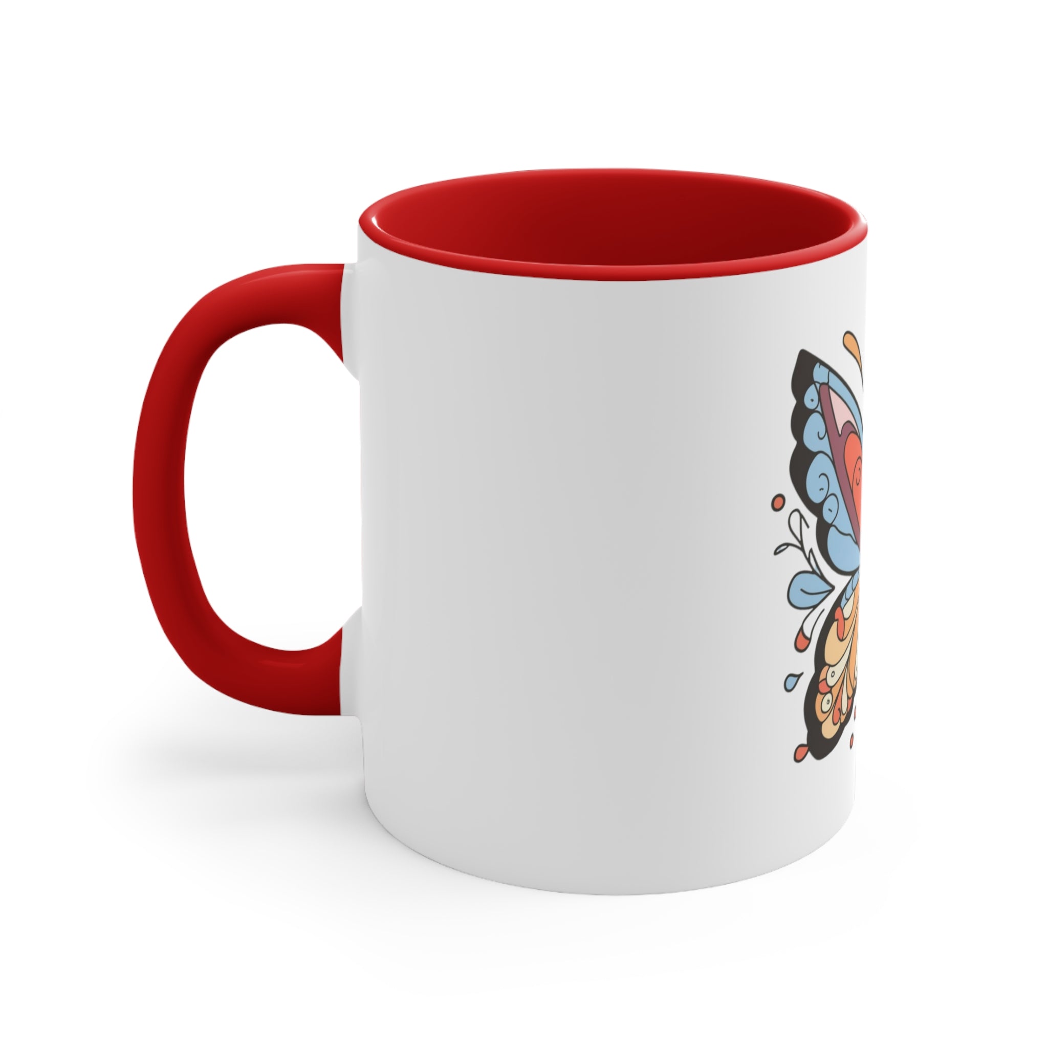 Butterfly White Mug 11oz