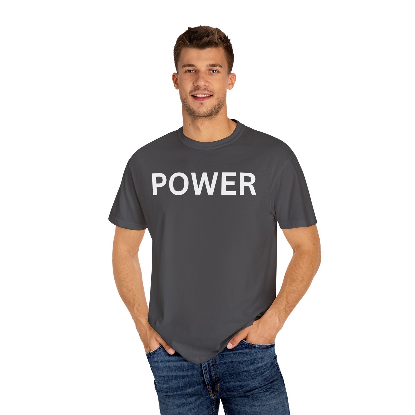 Empowerment Unisex T-Shirt - Garment-Dyed Tee for Motivation, Casual Wear, Gift for Friends, Positive Vibes, Everyday Statement