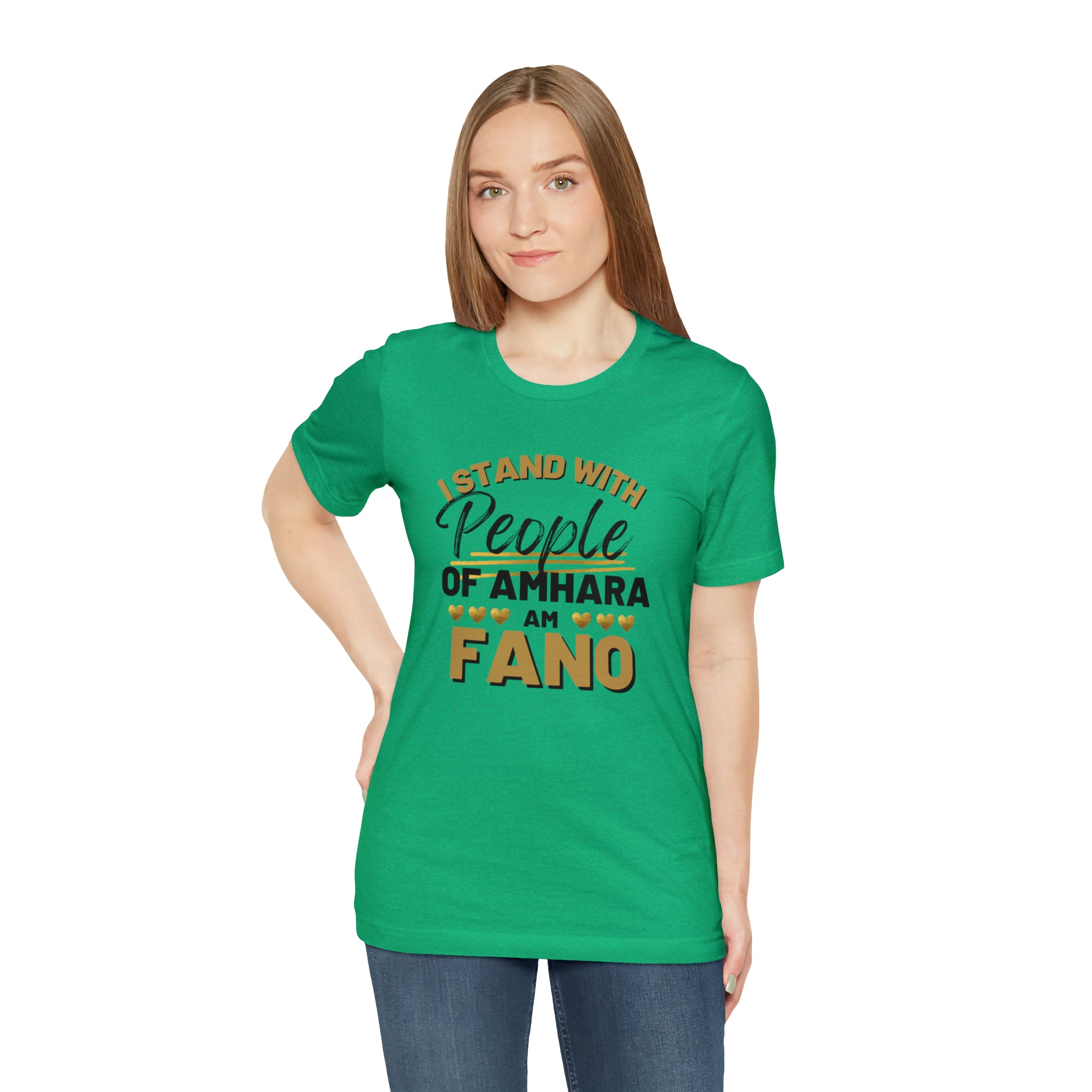 I STAND WITH FANO UNISEX JERSEY TEE