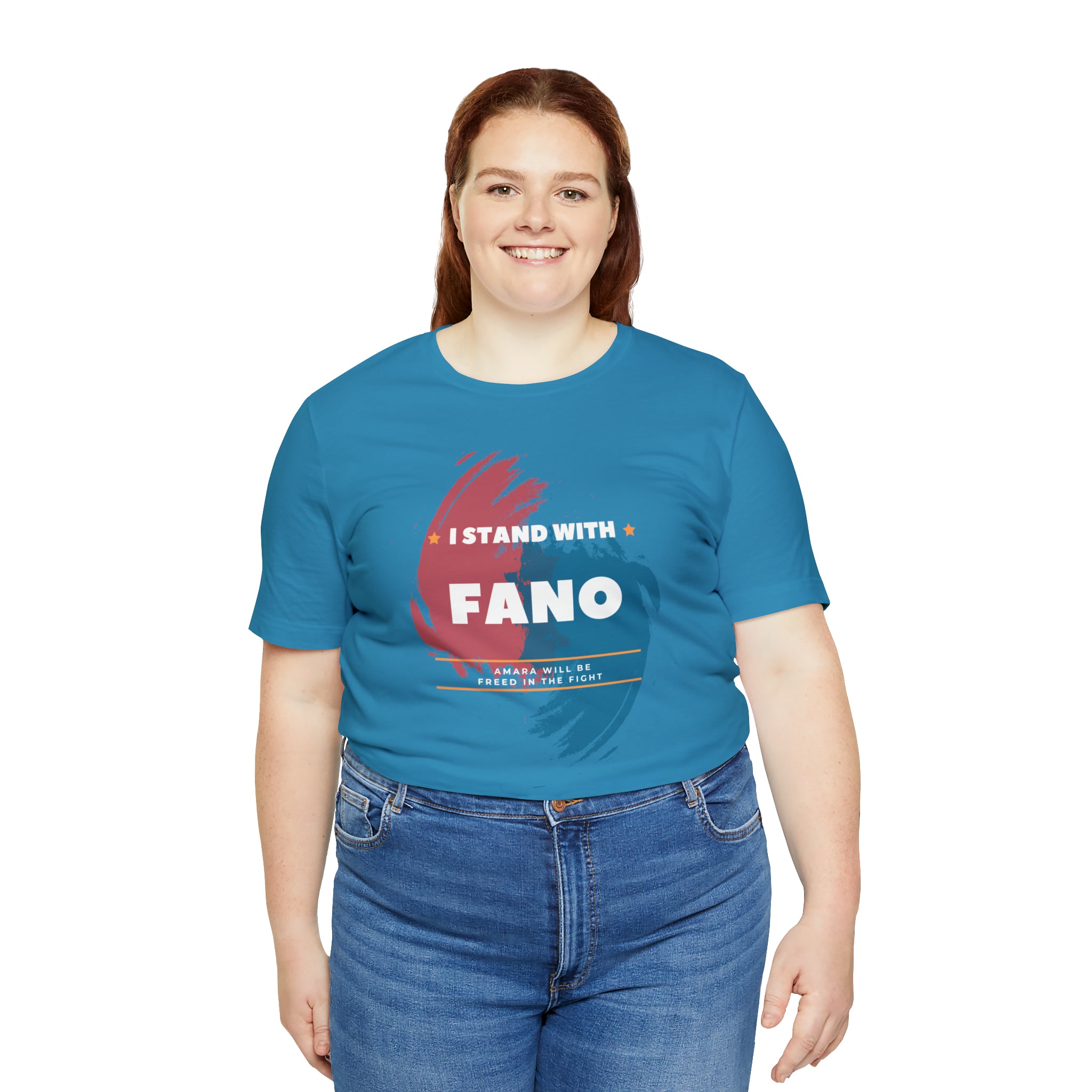 I STAND WITH FANO UNISEX JERSEY TEE