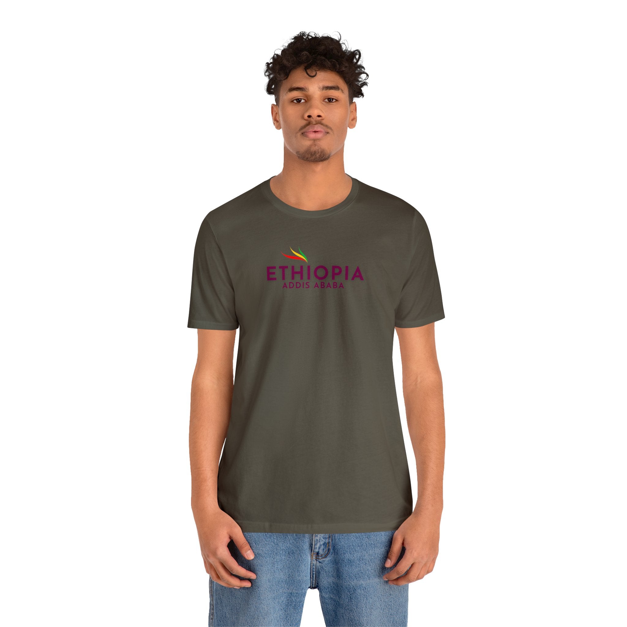 Ethiopia Addis Ababa Unisex Jersey Short Sleeve Tee