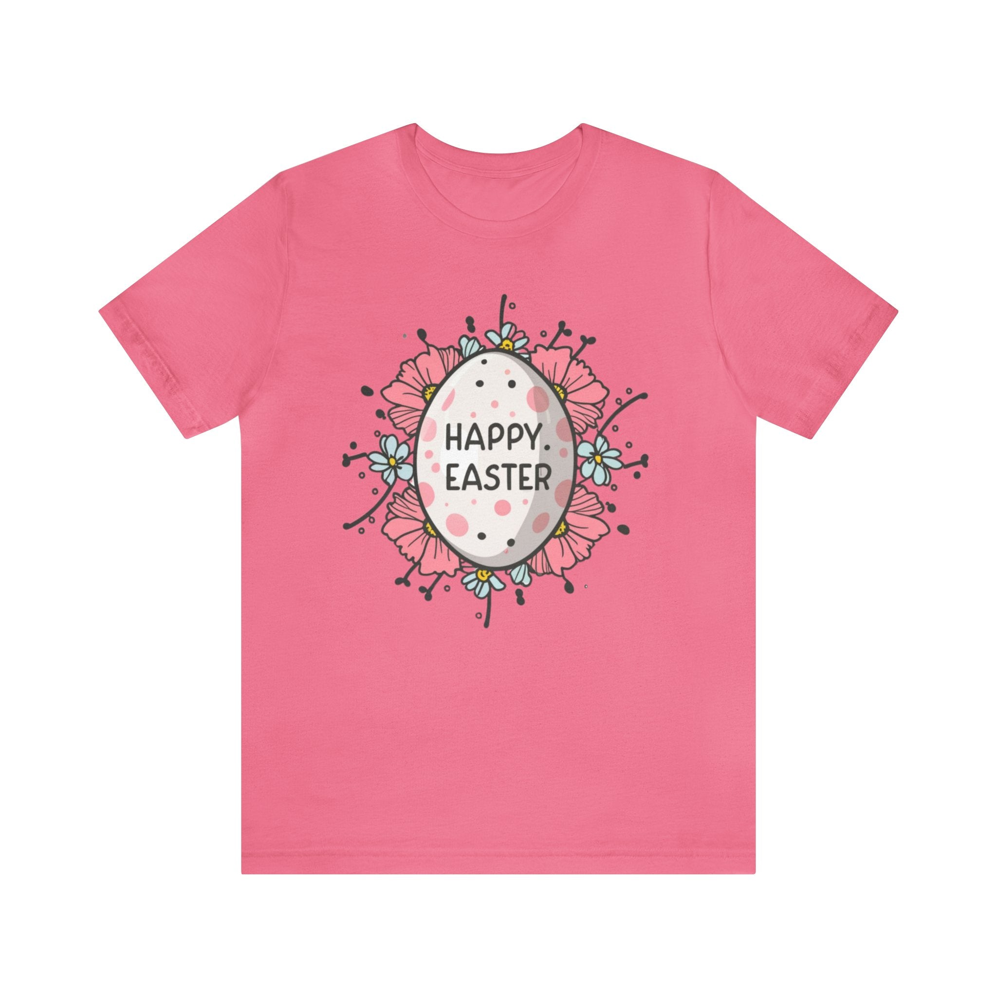 Happy Easter Unisex Jersey Short Sleeve Tee