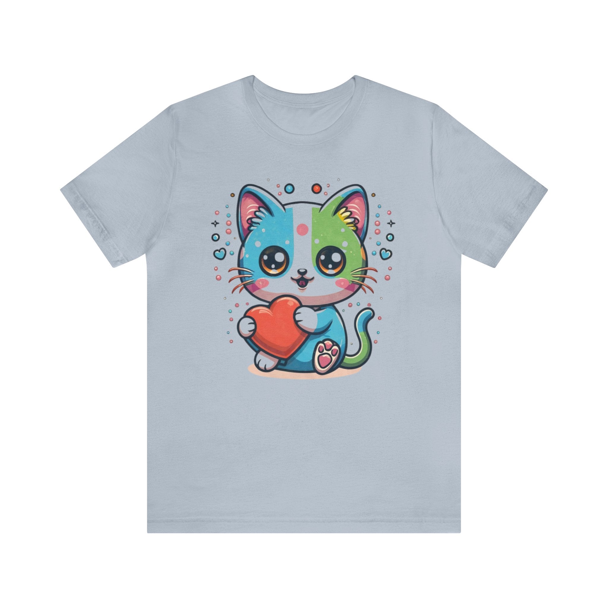 Cute Cat Unisex Jersey Short Sleeve Tee