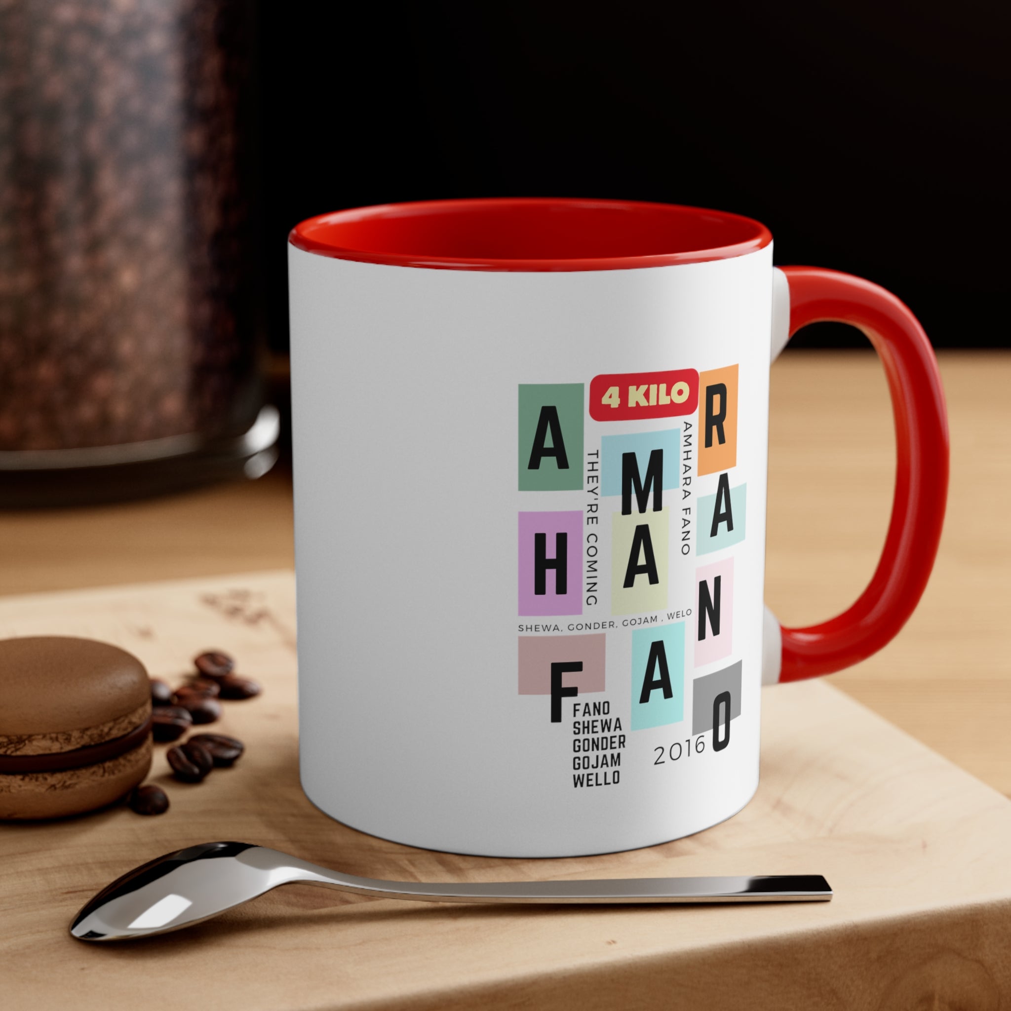 AMHARA FANO White Mug 11oz