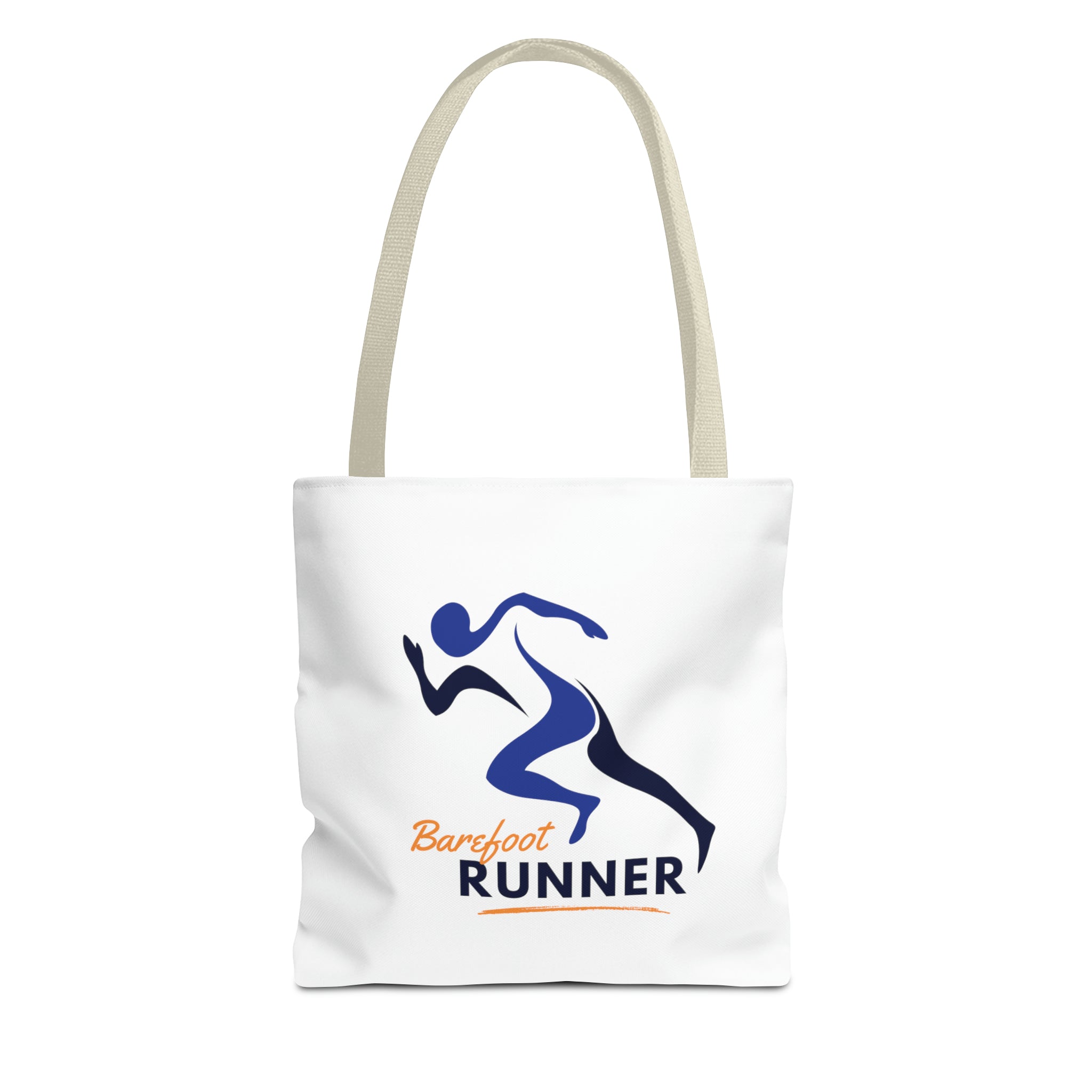 Barefoot Runner Tote Bag (AOP)