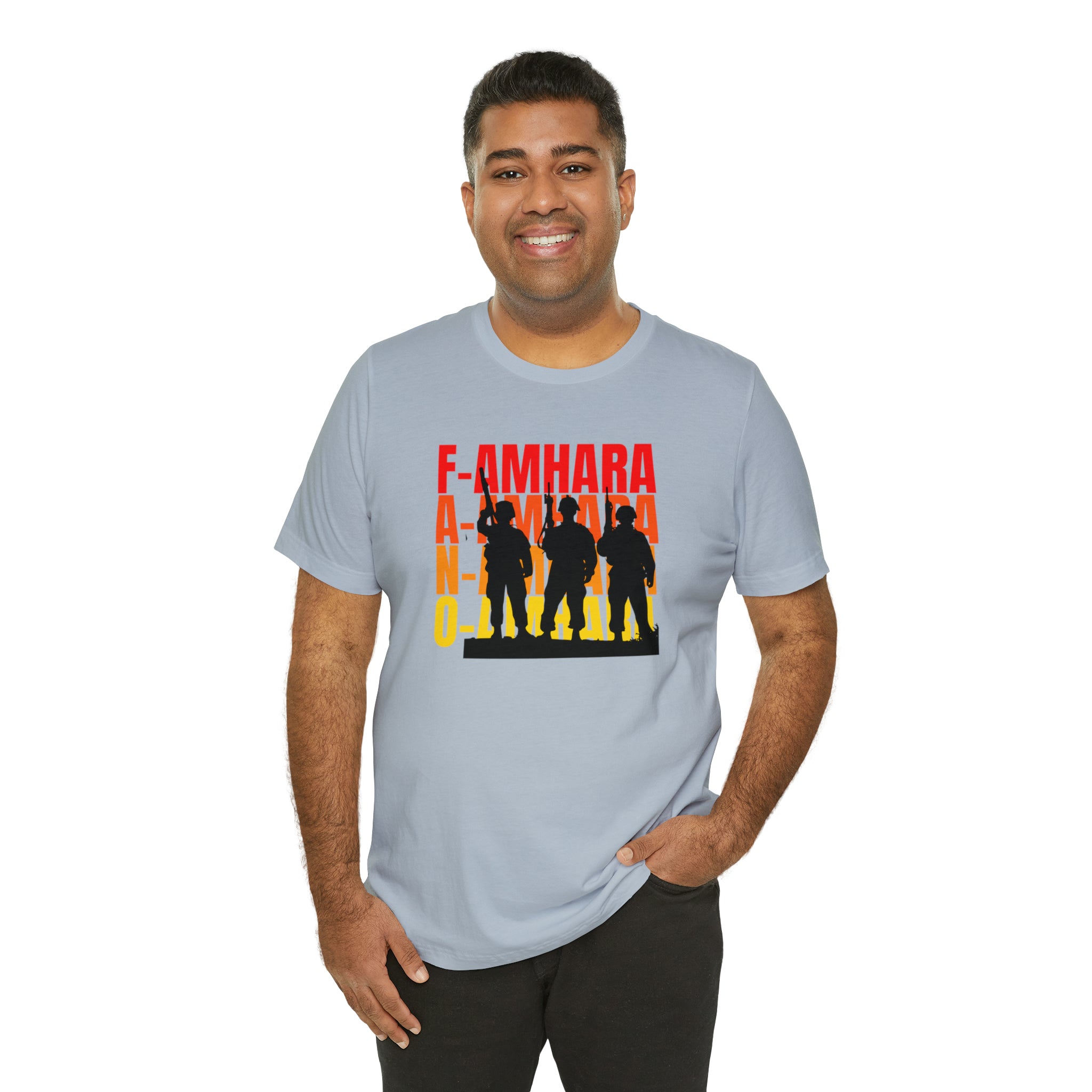 AMHARA UNISEX JERSEY SHORT SLEEVE TEE