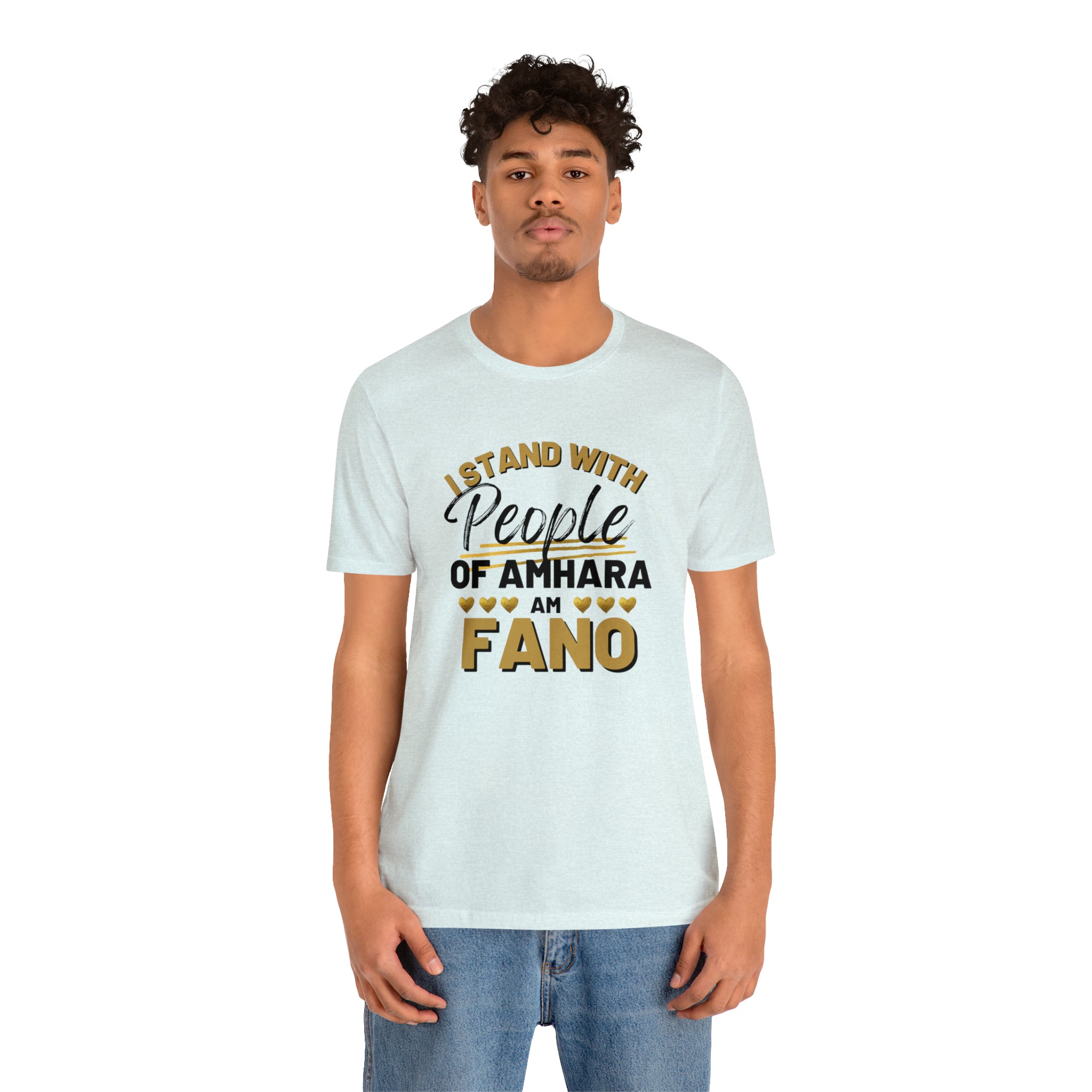 I STAND WITH FANO UNISEX JERSEY TEE