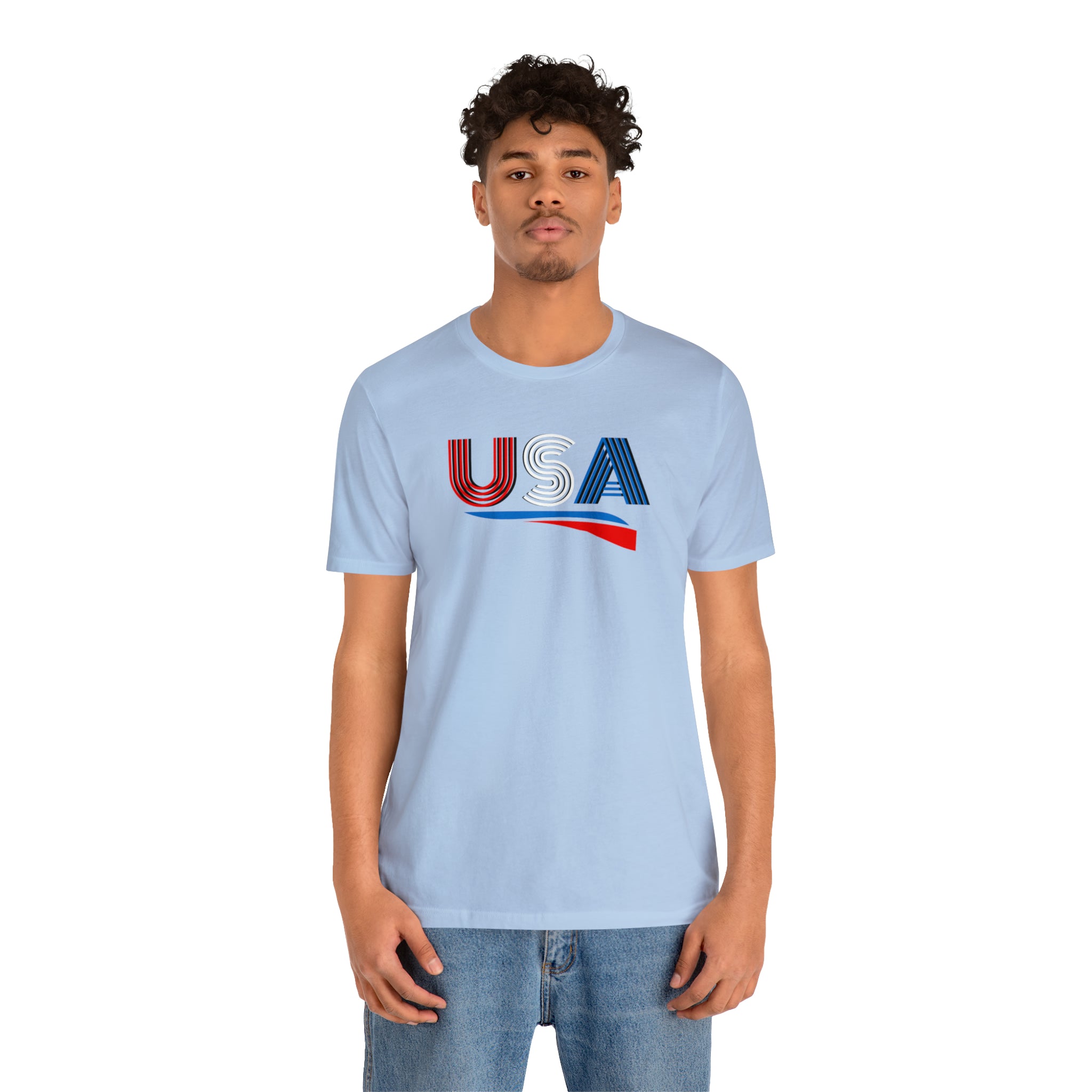 U.S.A UNISEX JERSEY SHORT SLEEVE TEE