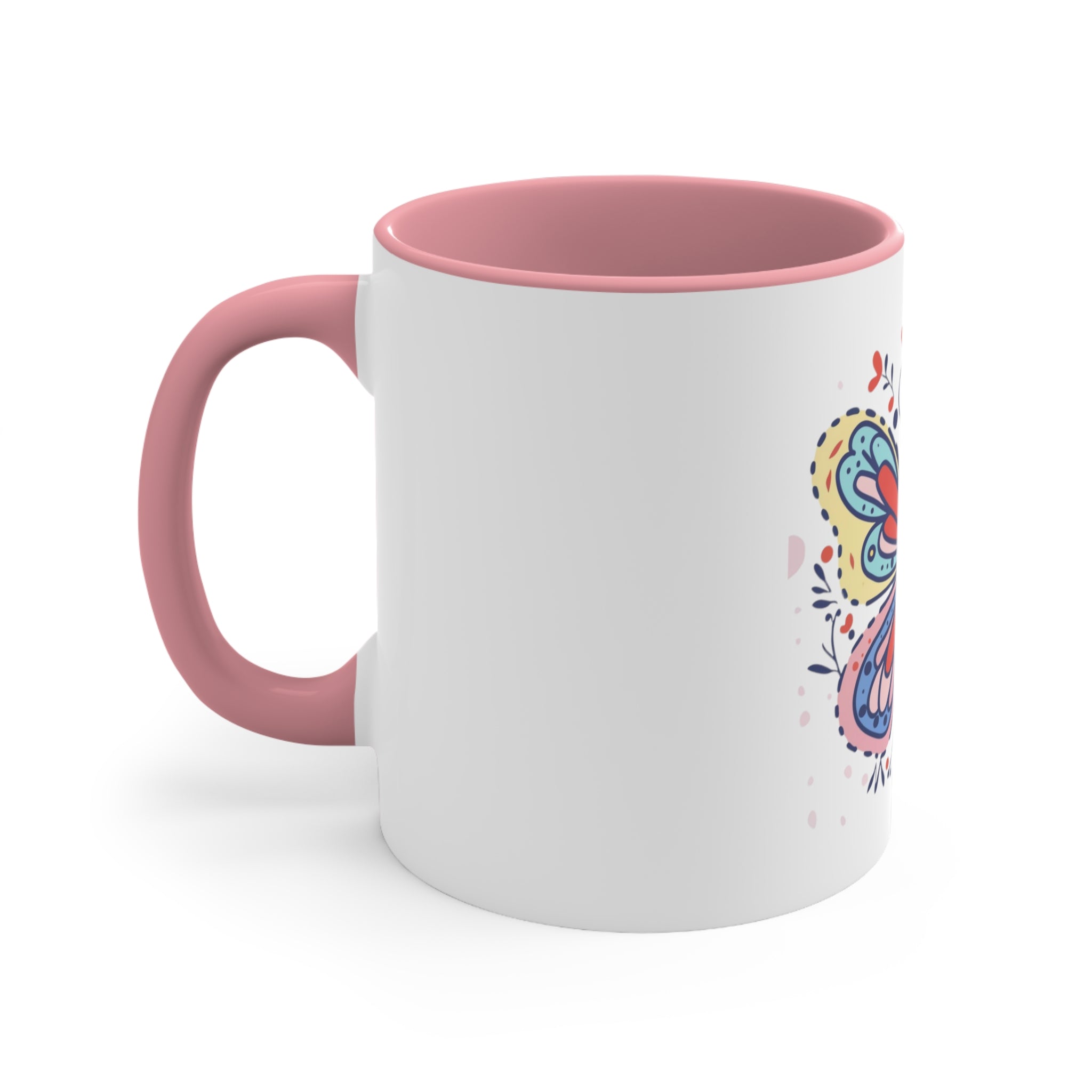 Butterfly White Mug 11oz