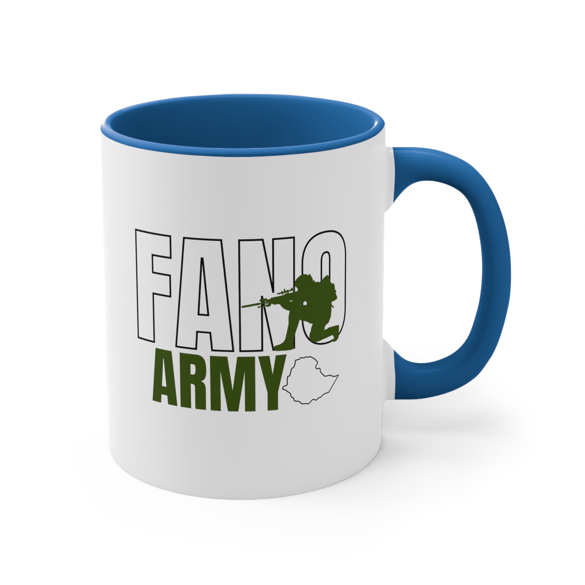 Fano Army White Mug 11oz