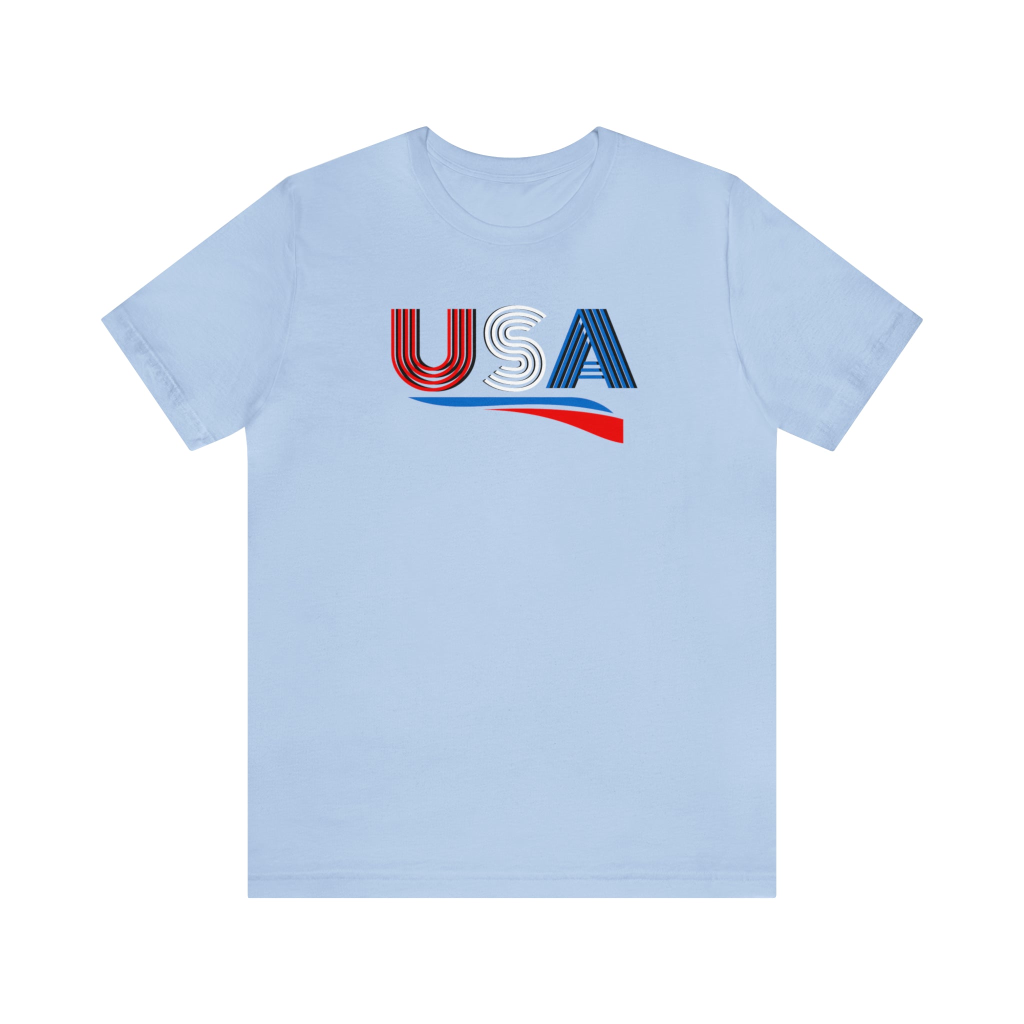 U.S.A UNISEX JERSEY SHORT SLEEVE TEE