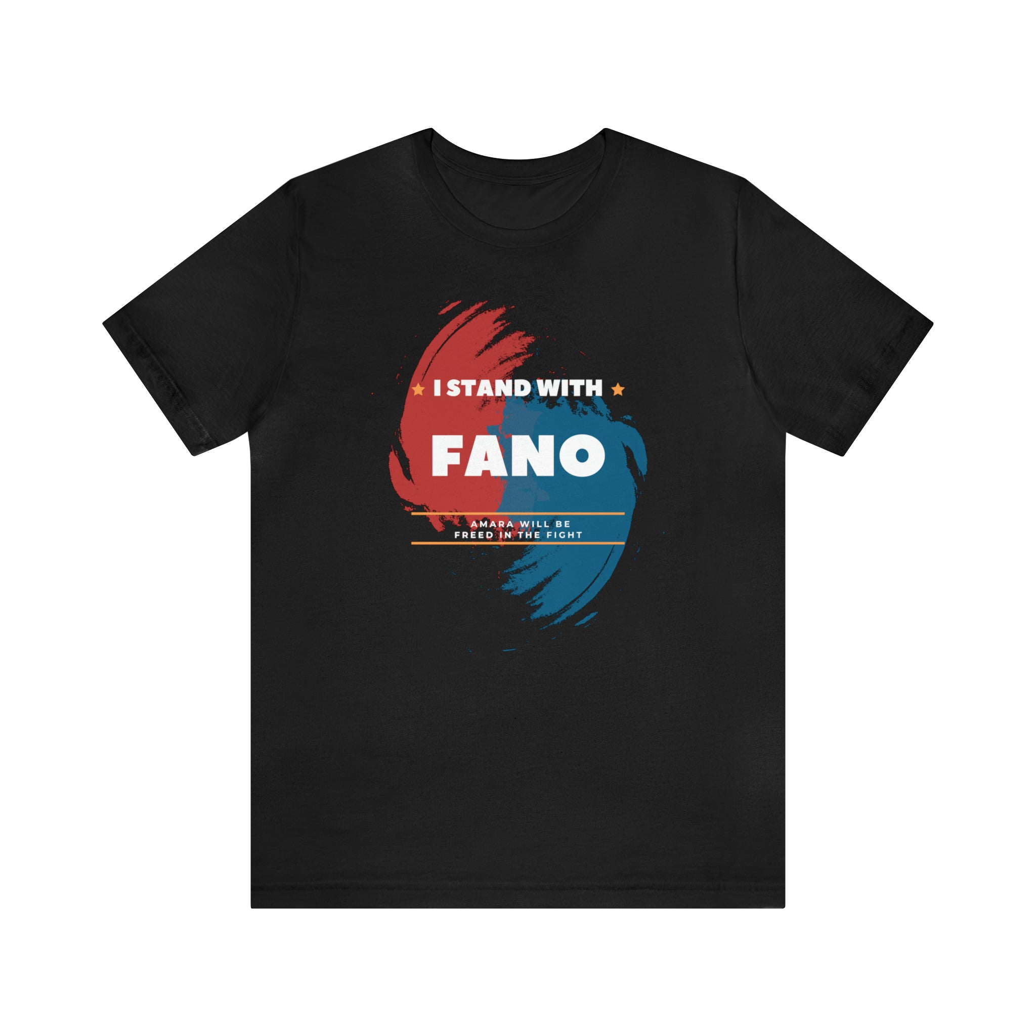 I STAND WITH FANO UNISEX JERSEY TEE