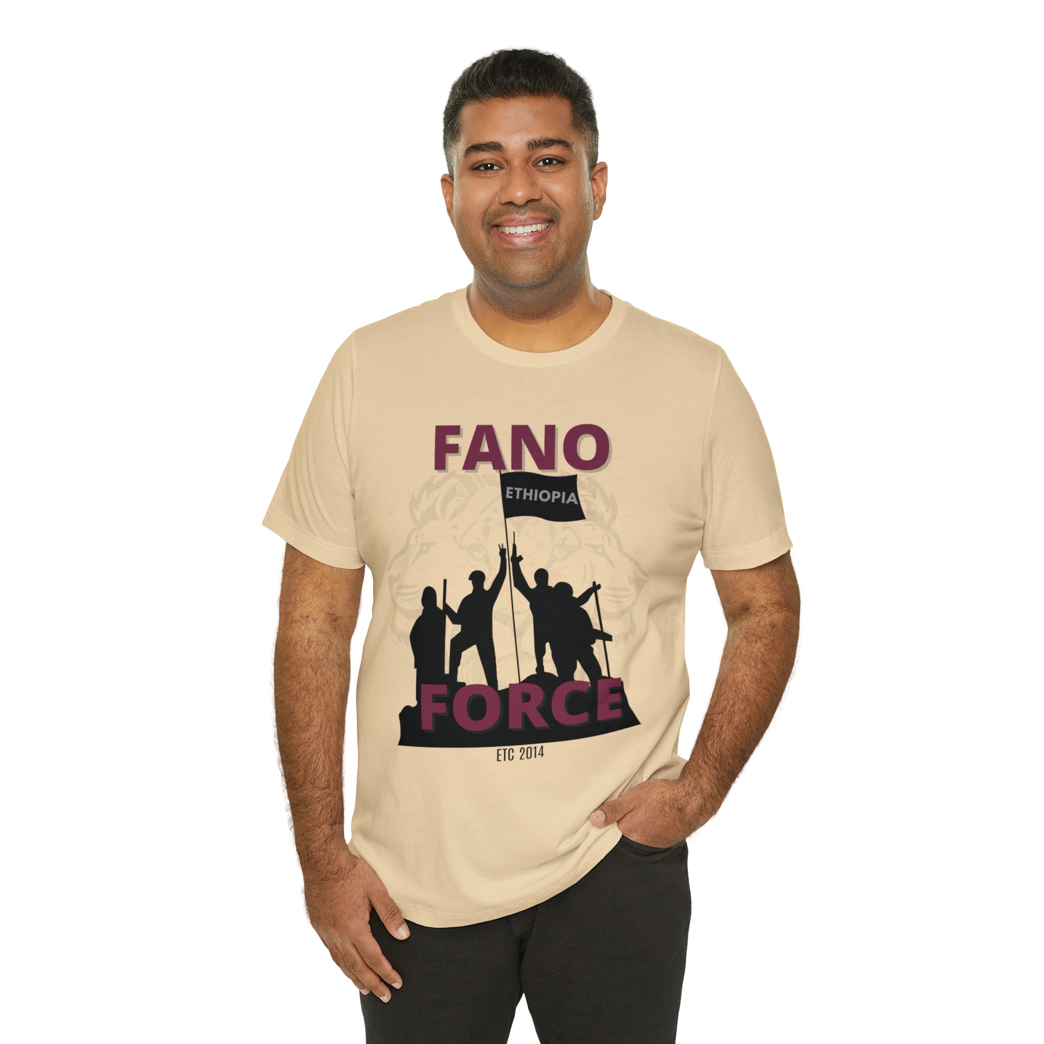 FANO GROUP WITH LION UNISEX JERSEY T-SHIRT