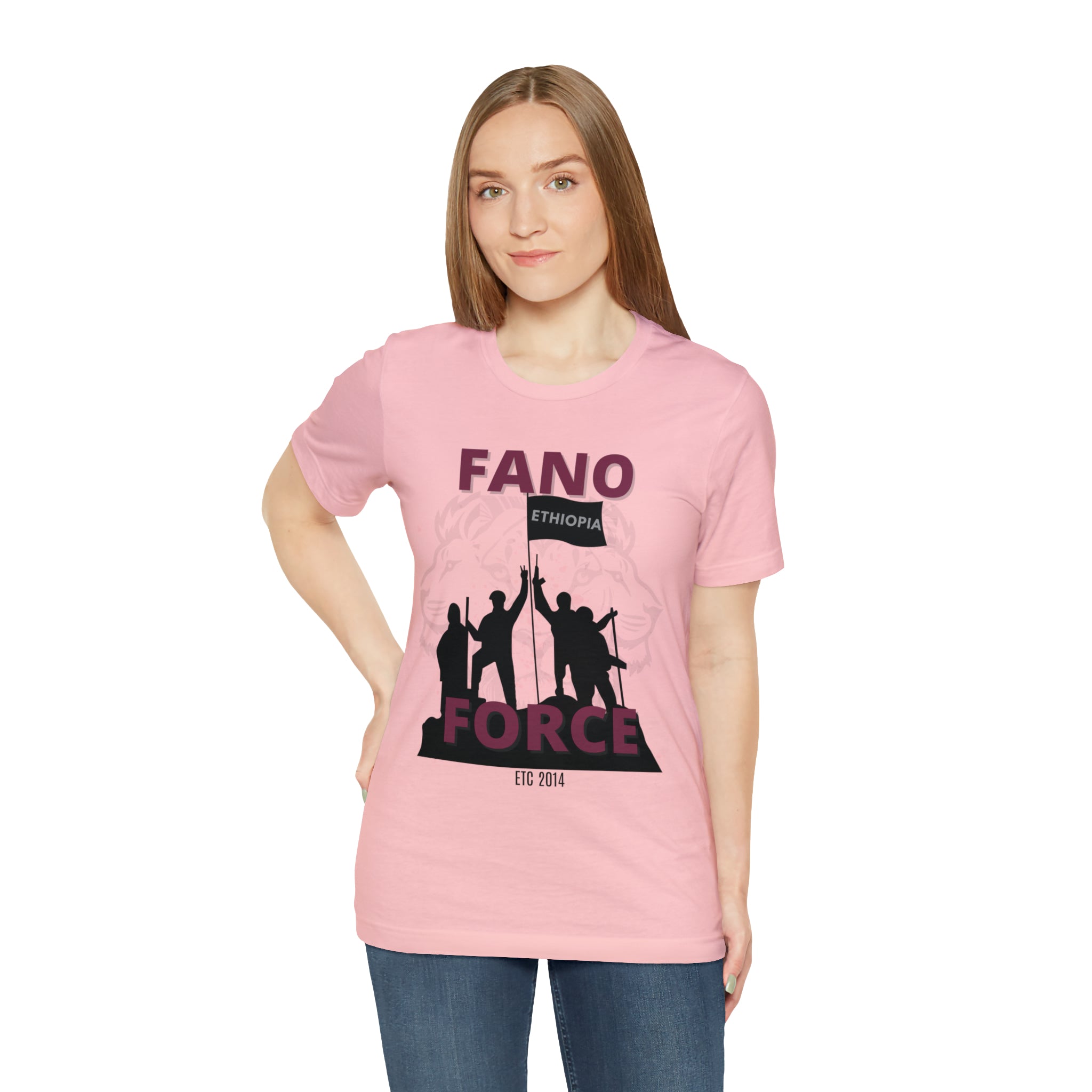 FANO GROUP WITH LION UNISEX JERSEY T-SHIRT