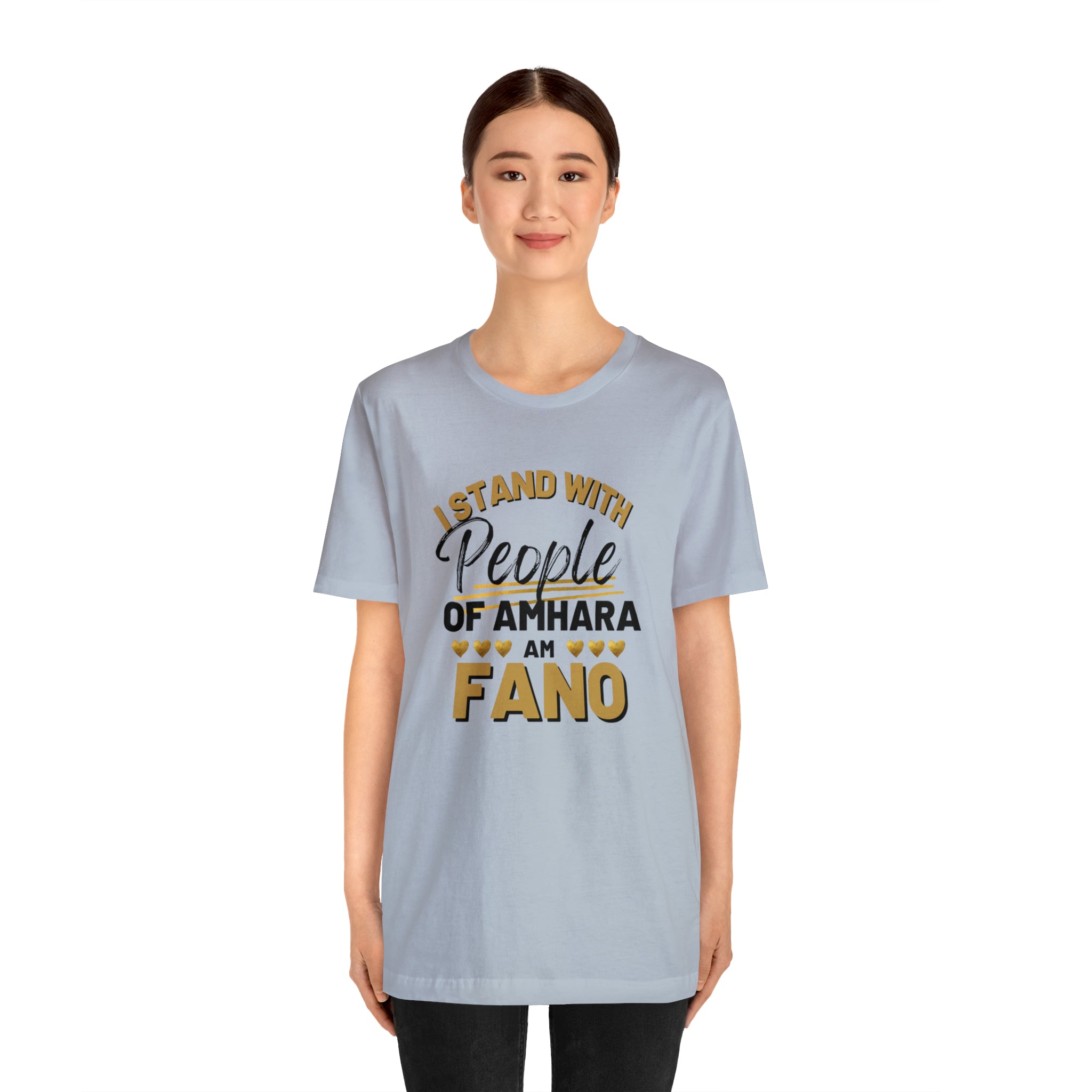 I STAND WITH FANO UNISEX JERSEY TEE