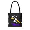 Barefoot Runner Tote Bag (AOP)