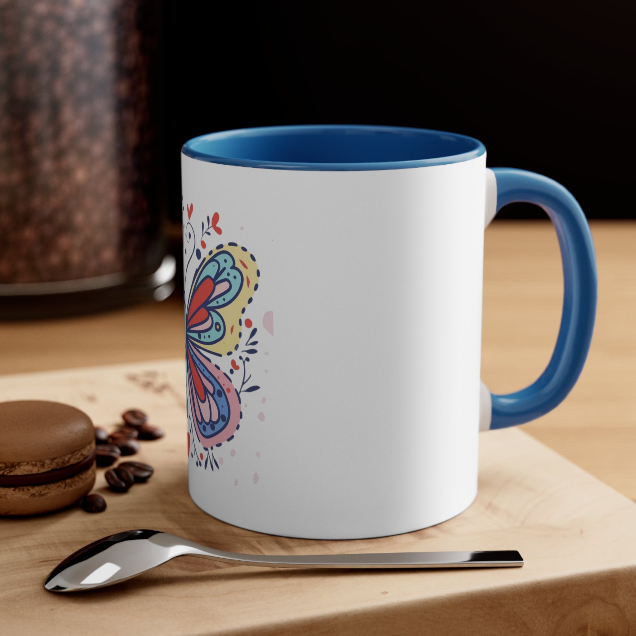 Butterfly White Mug 11oz