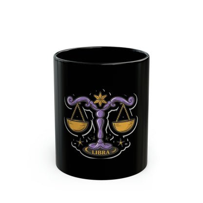 Libra 11oz Black Mug