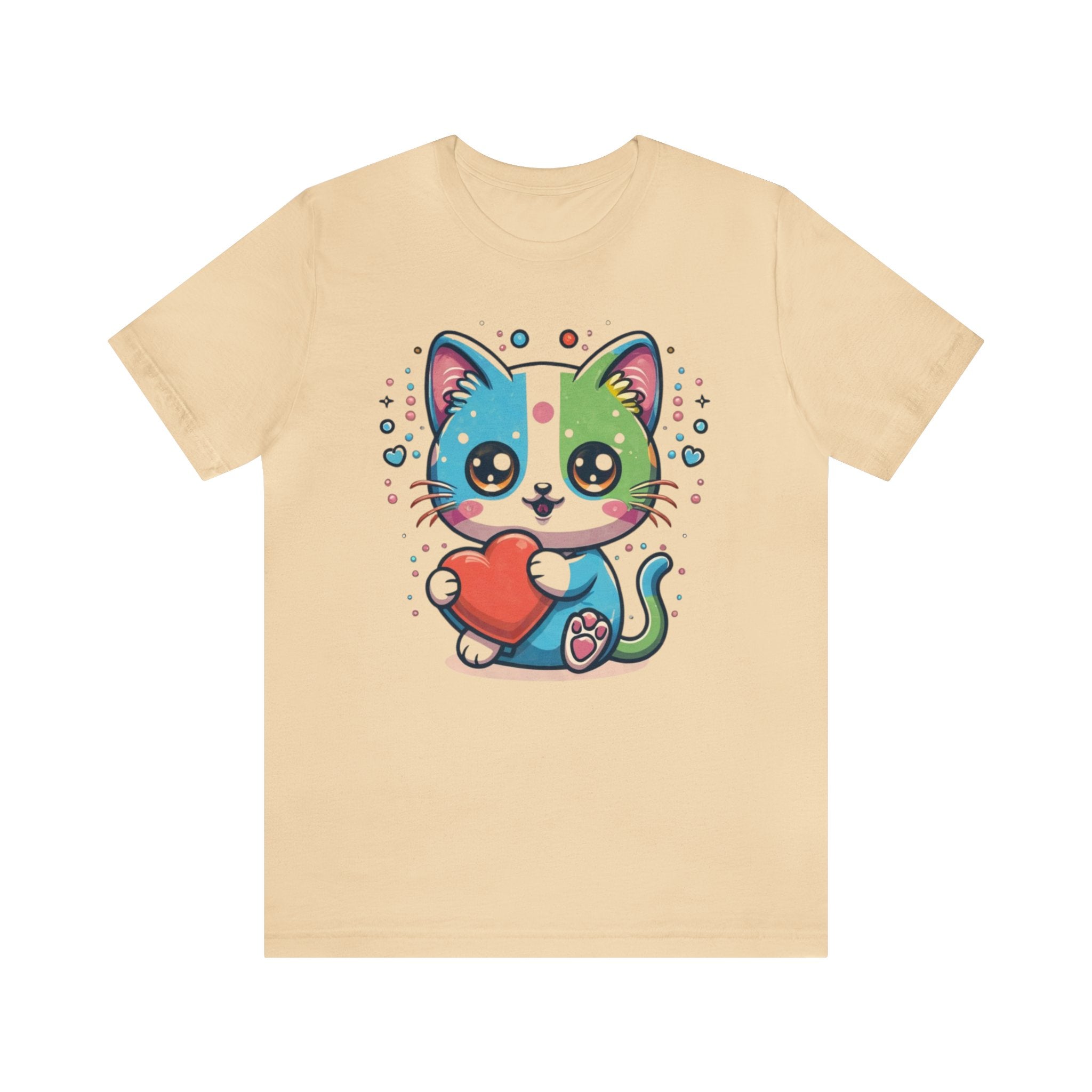 Cute Cat Unisex Jersey Short Sleeve Tee