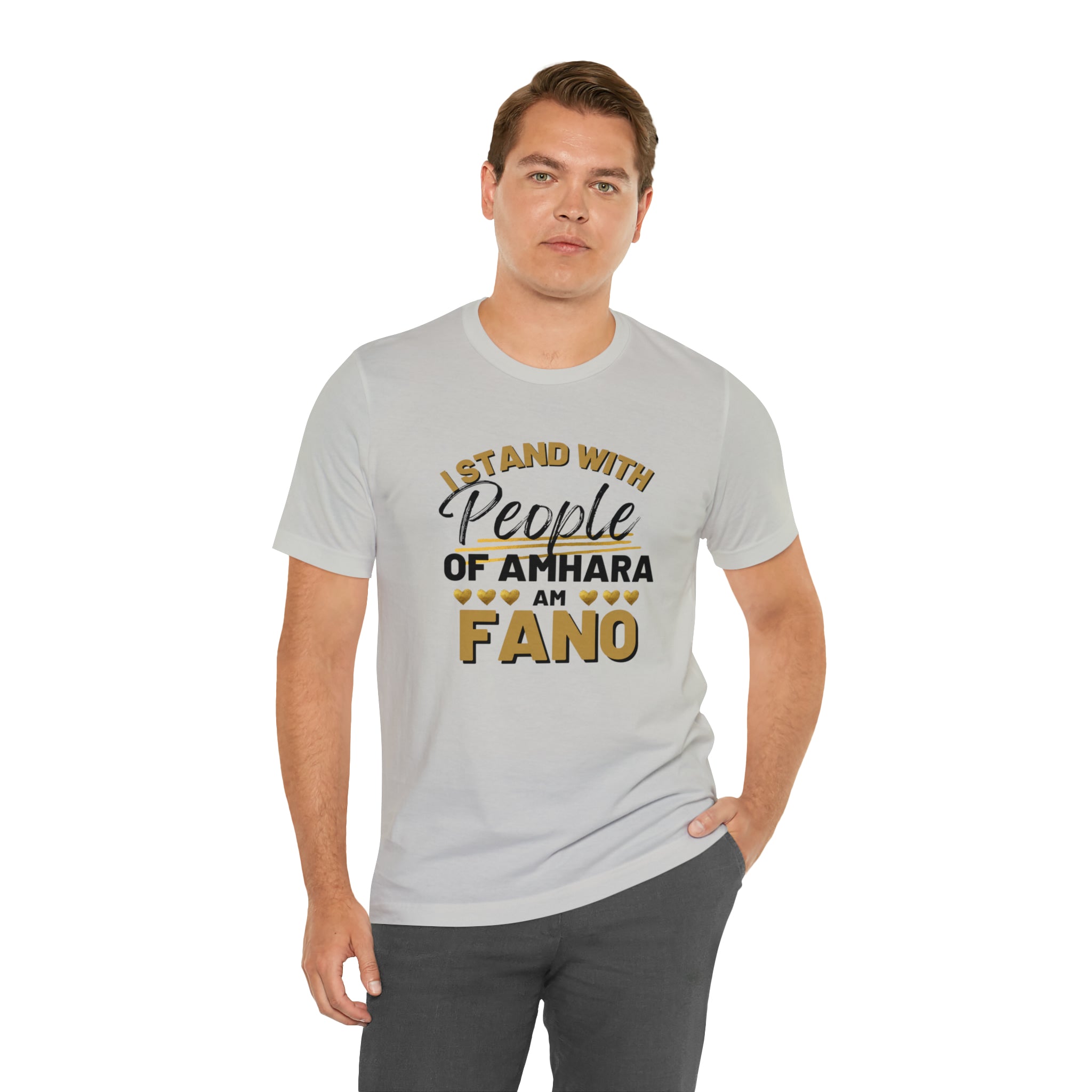 I STAND WITH FANO UNISEX JERSEY TEE