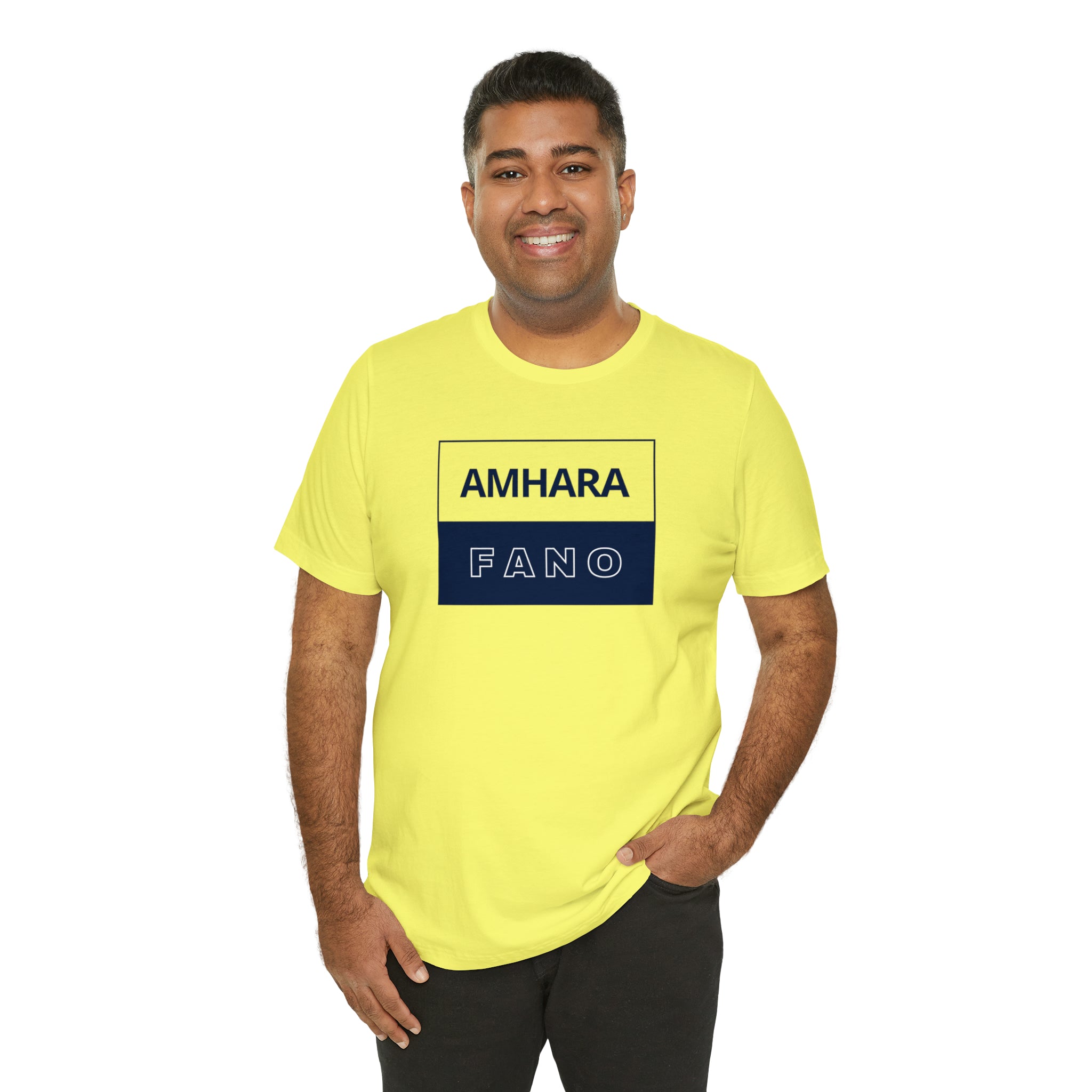 AMHARA FANO UNISEX JERSEY SHORT SLEEVE TEE