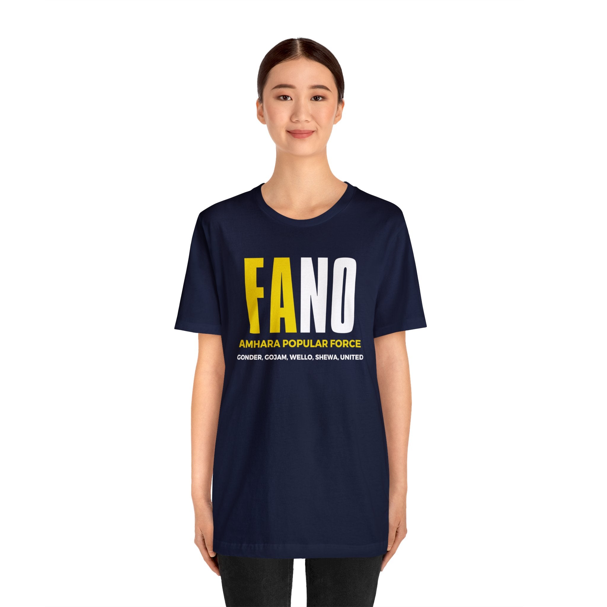 Fano Amhara Popular Force Unisex Jersey Short Sleeve Tee