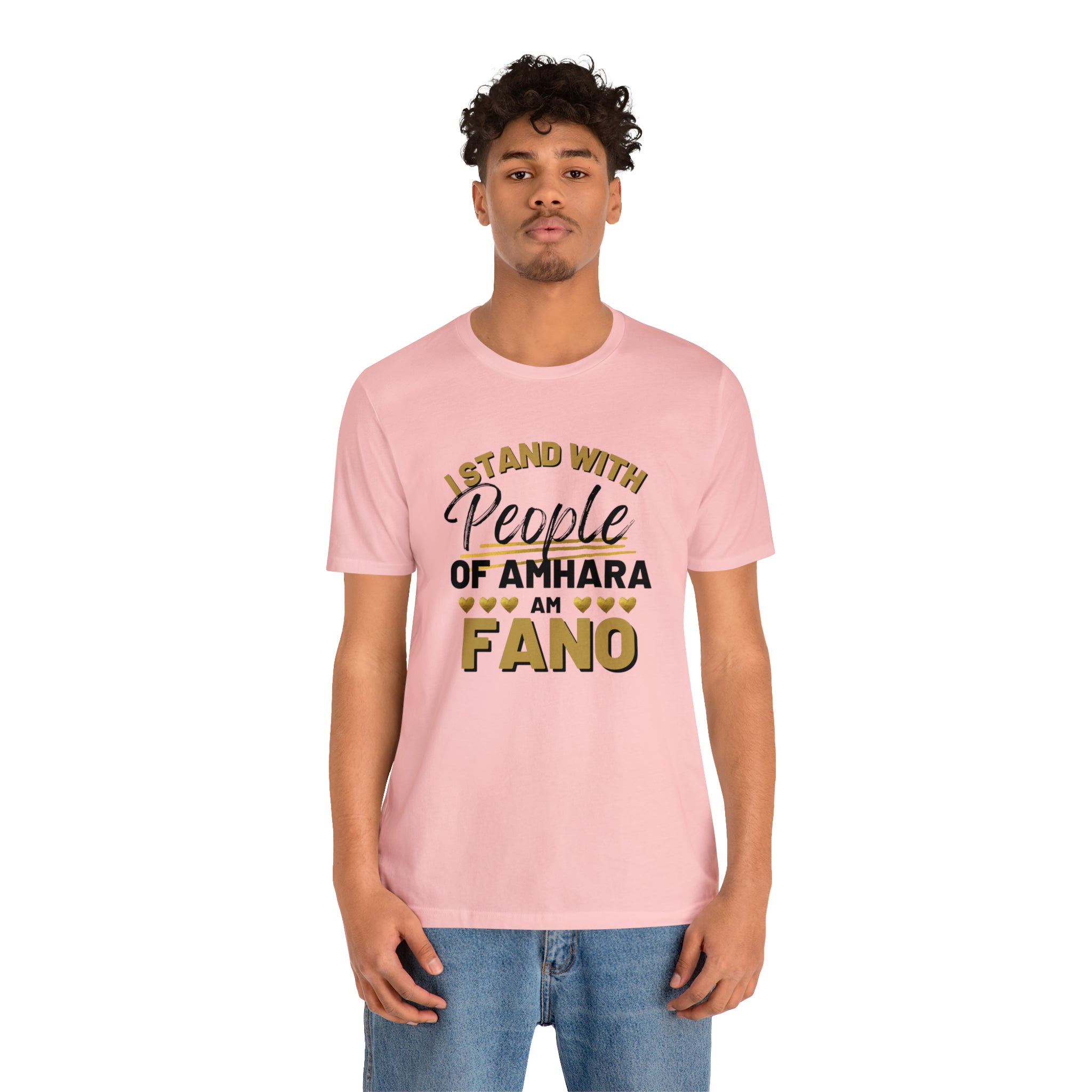 I STAND WITH FANO UNISEX JERSEY TEE