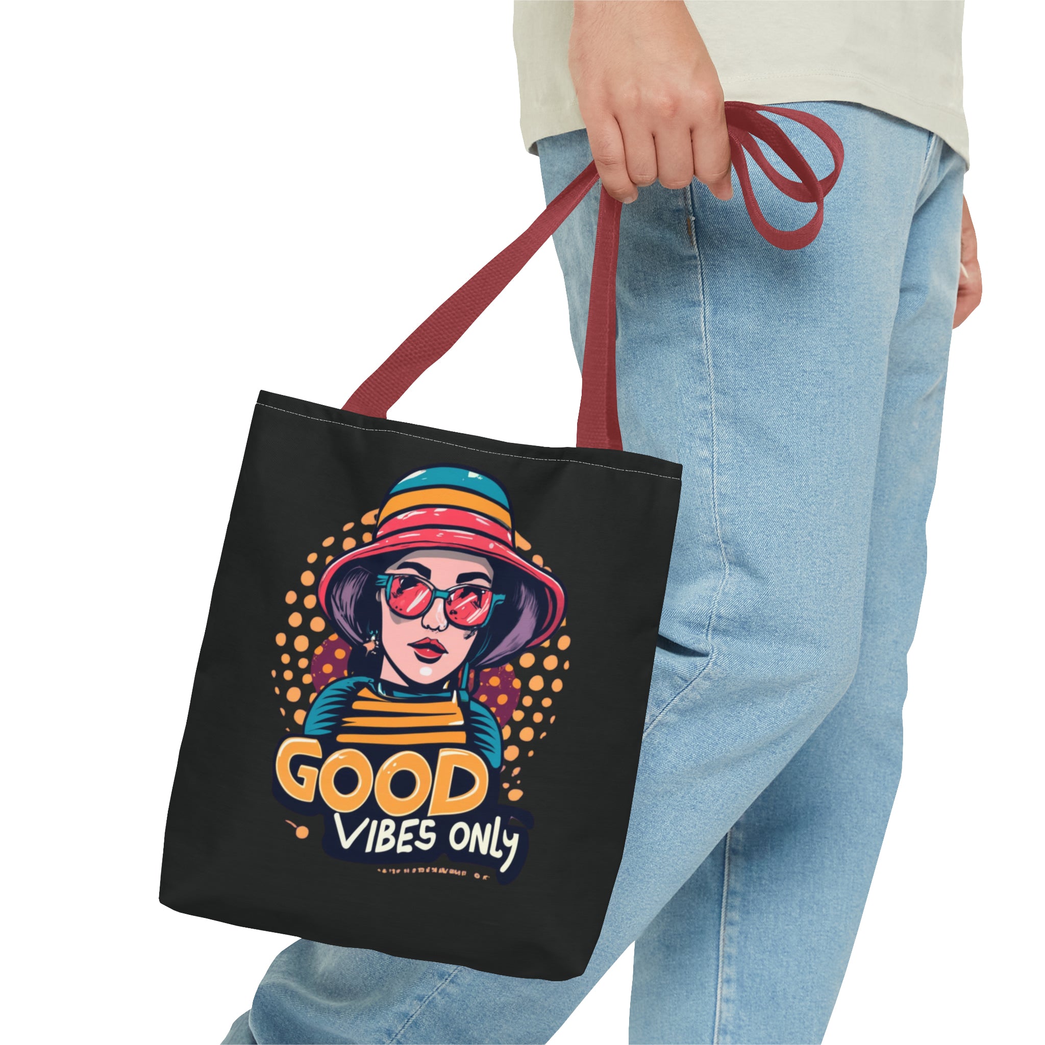 Good Vibes Only Tote Bag (AOP)